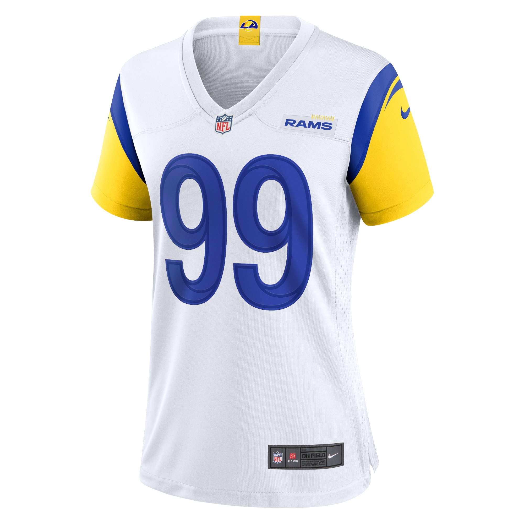 Women's Nike Aaron Donald White Los Angeles Rams Player Jersey