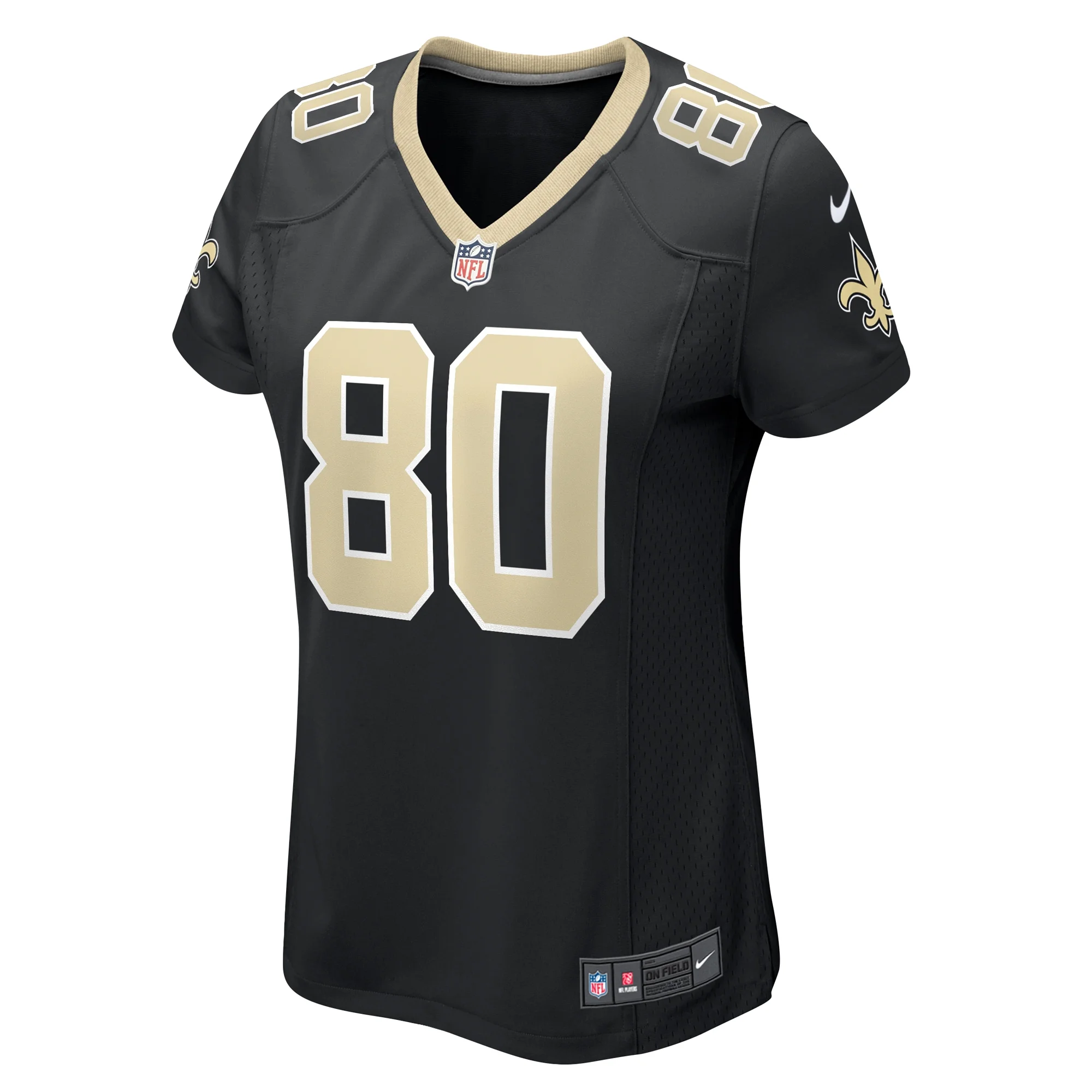 Women's Nike Jimmy Graham Black New Orleans Saints Team Game Jersey