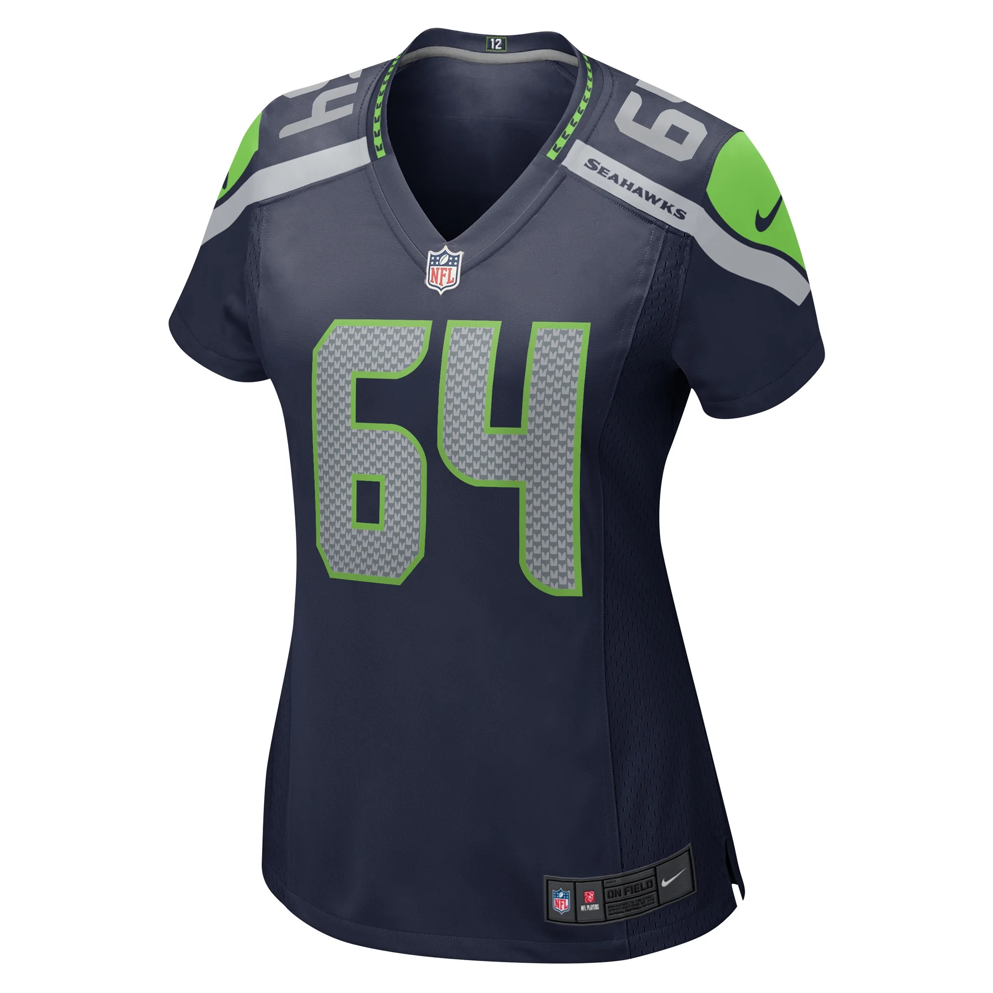 Women's Nike Austin Faoliu College Navy Seattle Seahawks Game Jersey