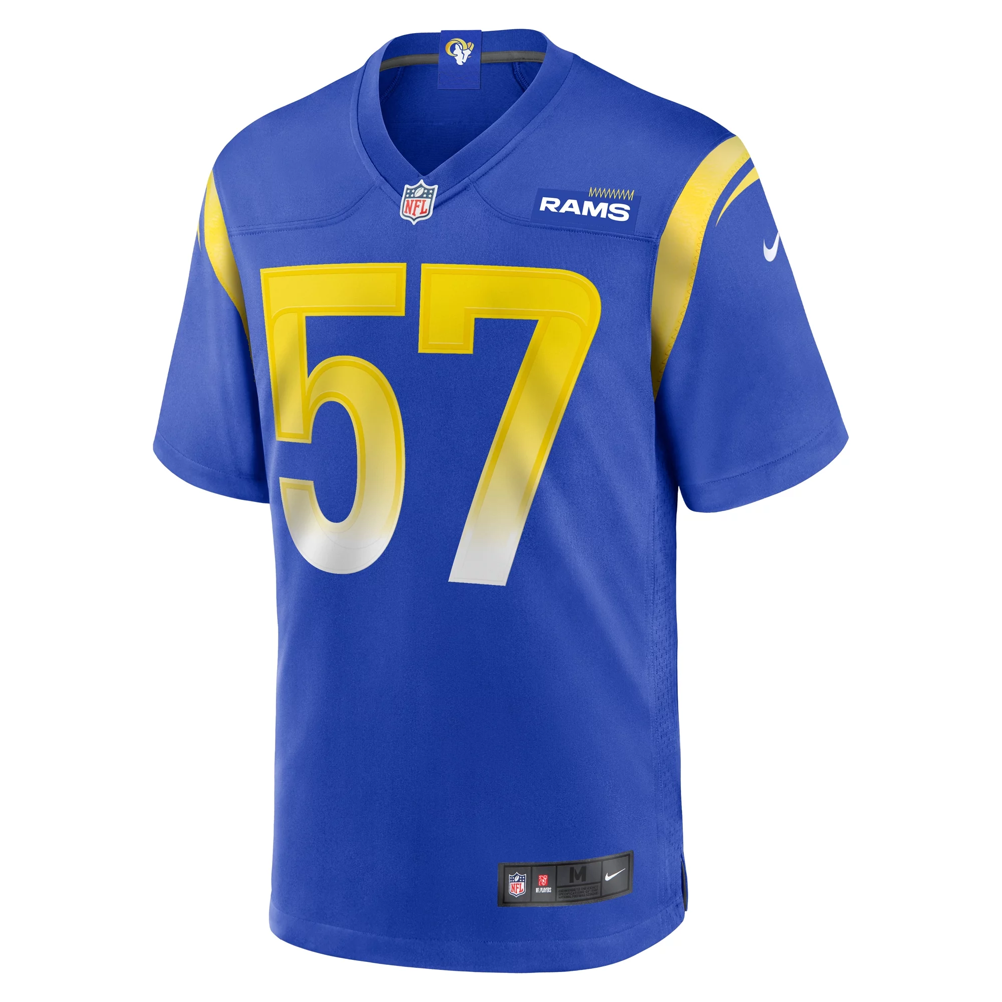 Men's Nike Zachary Thomas Royal Los Angeles Rams Team Game Jersey