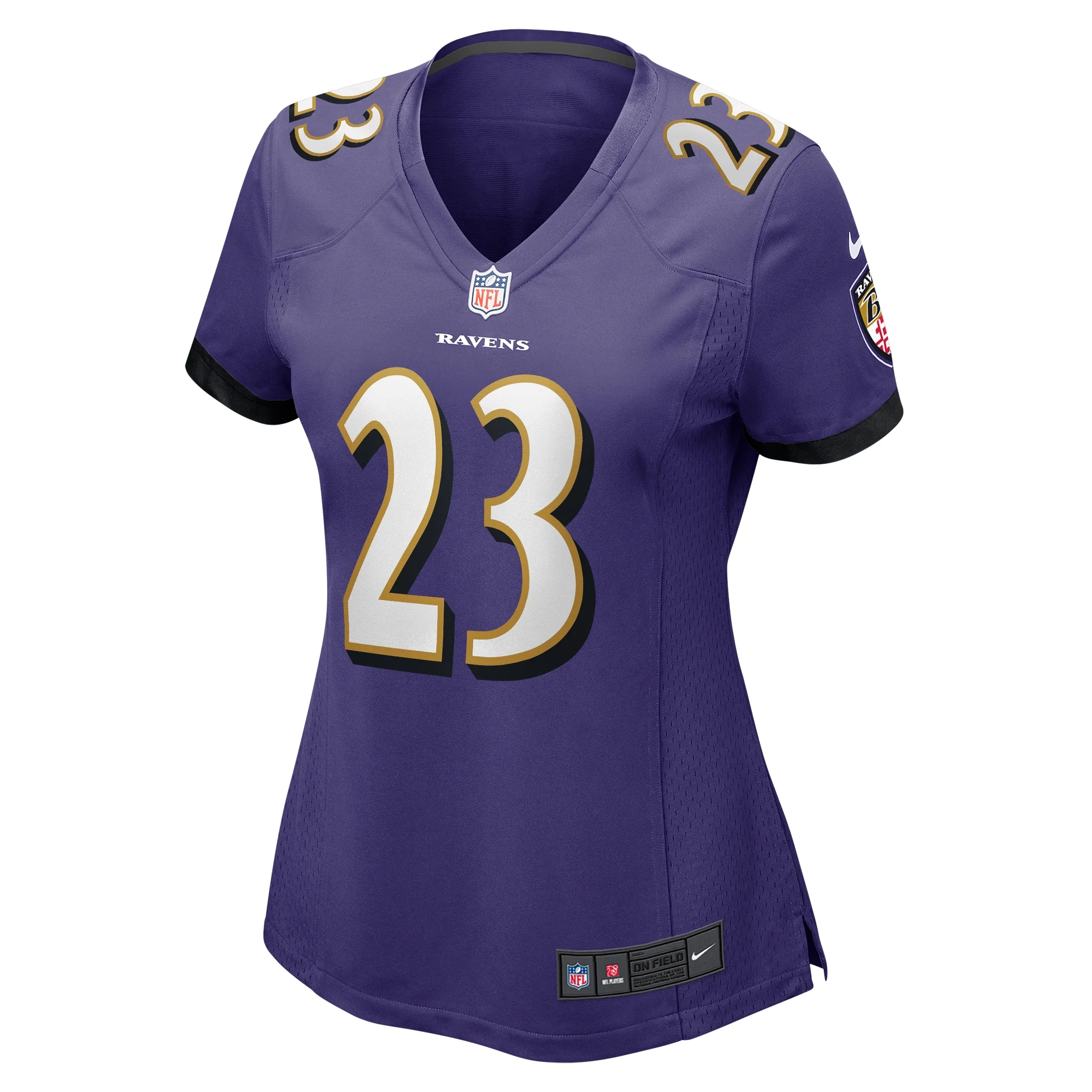 Women's Nike Rock Ya-Sin Purple Baltimore Ravens Game Jersey