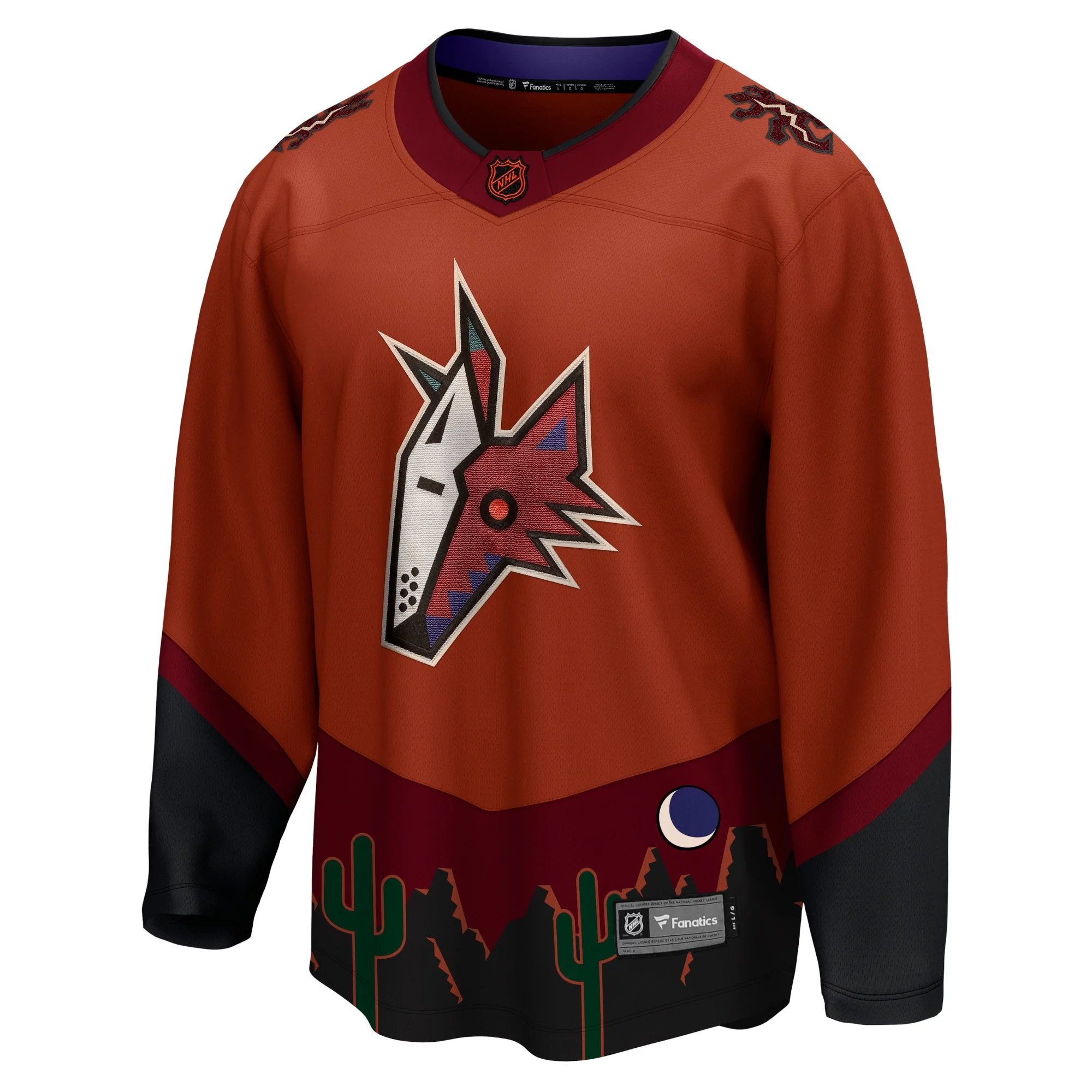 Men's Fanatics Burnt Orange Arizona Coyotes Special Edition 2.0 Breakaway Blank Jersey