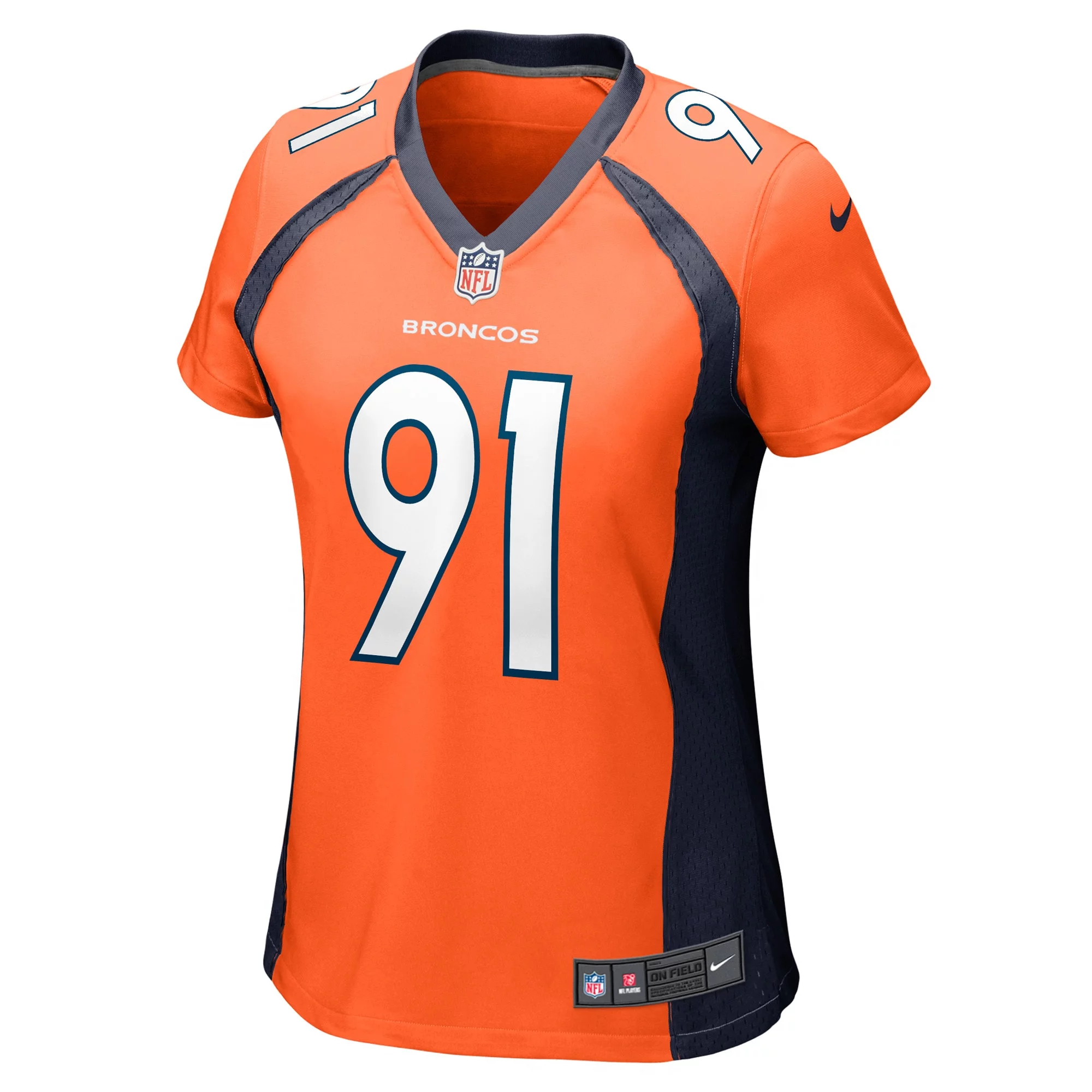 Women's Nike Matt Henningsen Orange Denver Broncos Game Player Jersey