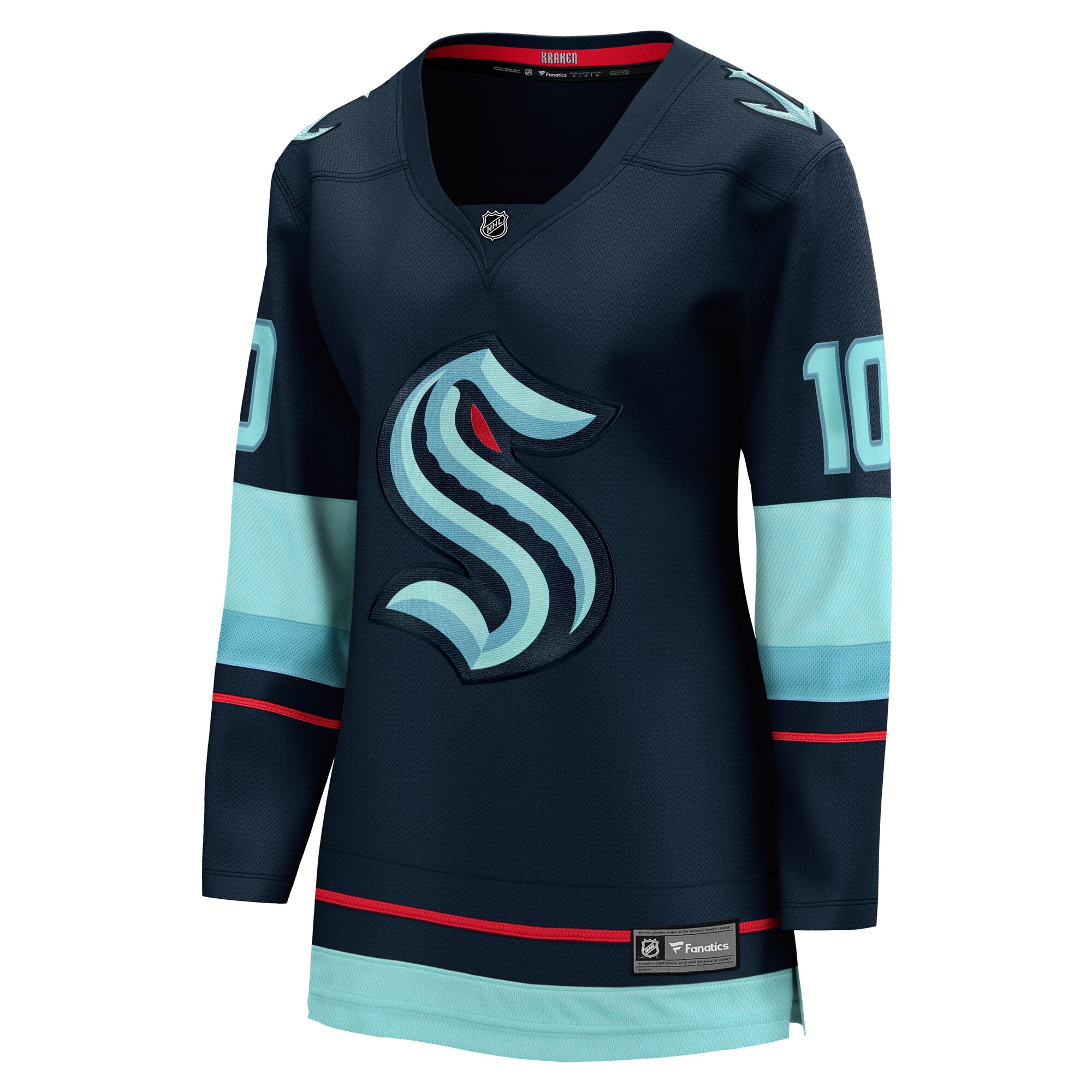 Matty Beniers Seattle Kraken Fanatics Women's Home Breakaway Player Jersey - Deep Sea Blue