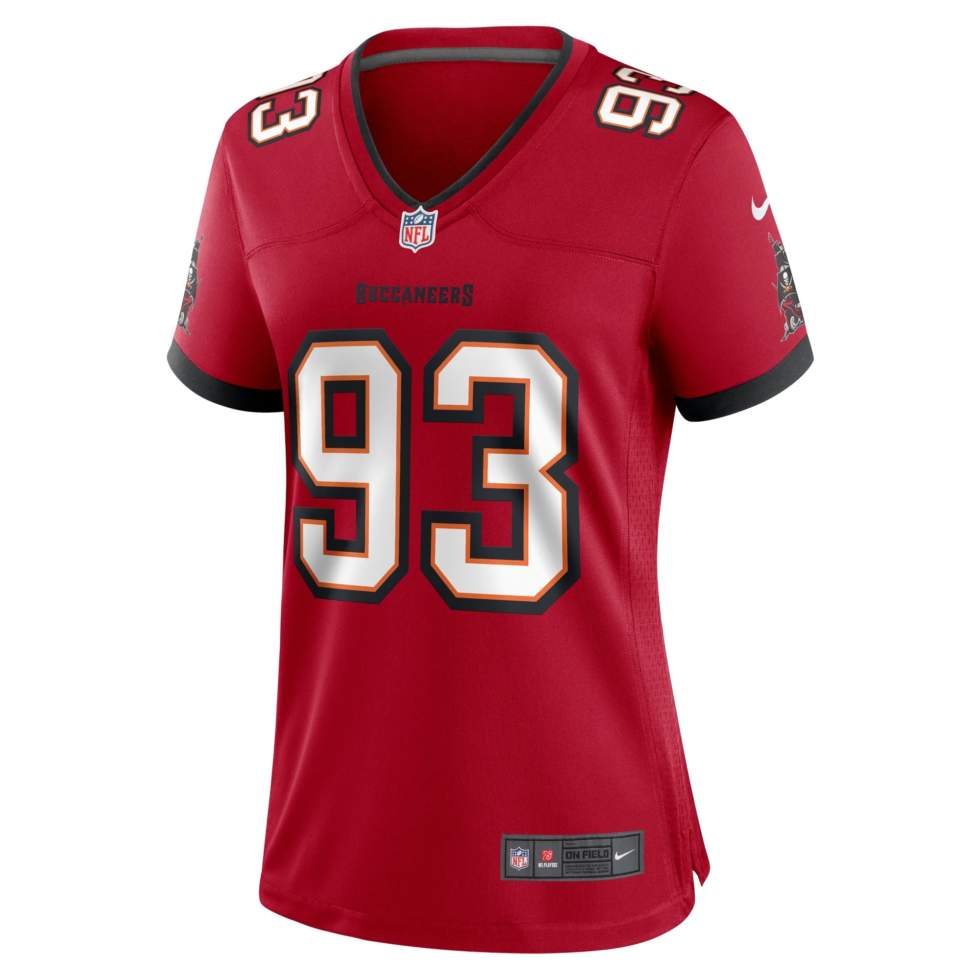 Women's Nike Eric Banks Red Tampa Bay Buccaneers Game Jersey