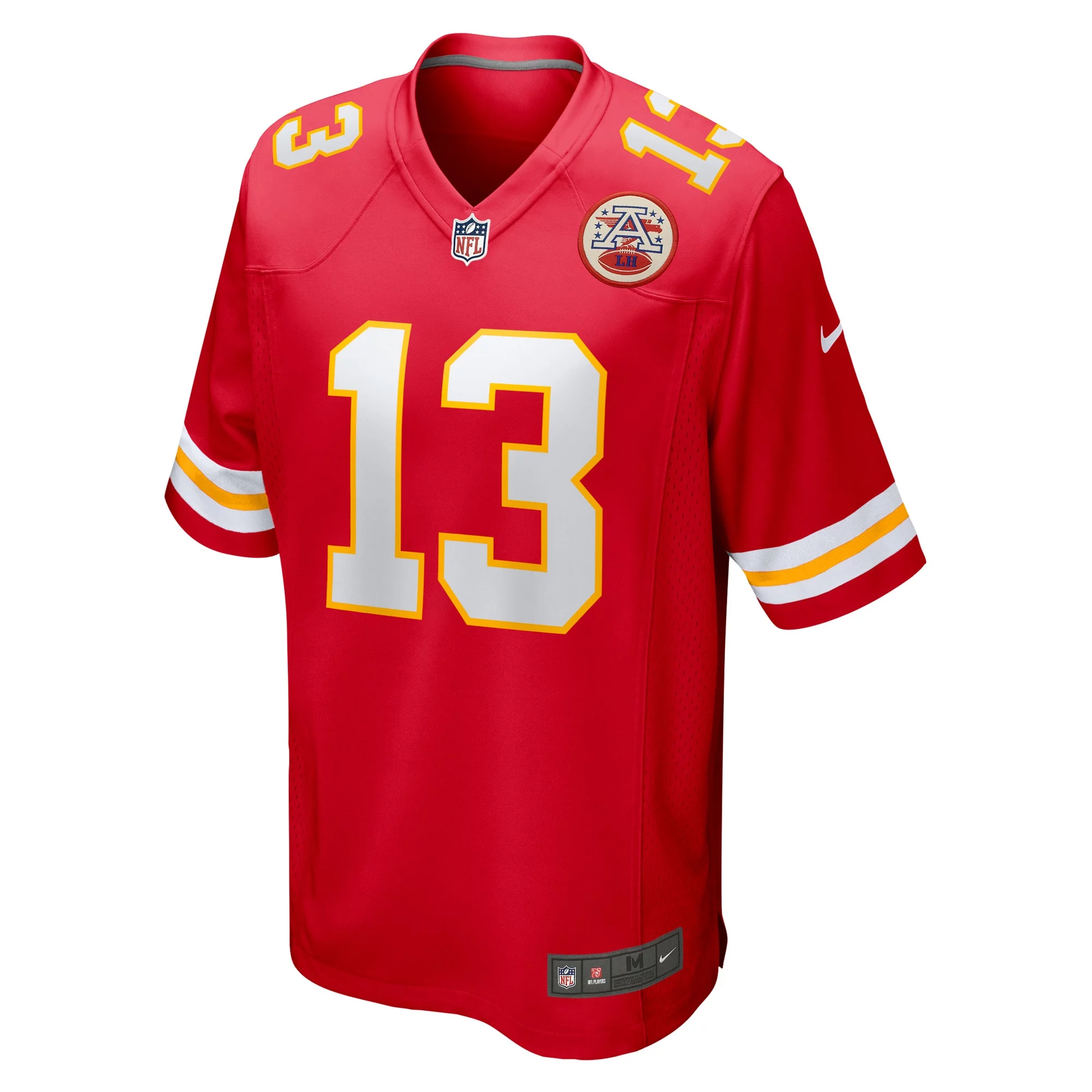 Men's Nike Nazeeh Johnson Red Kansas City Chiefs Game Player Jersey