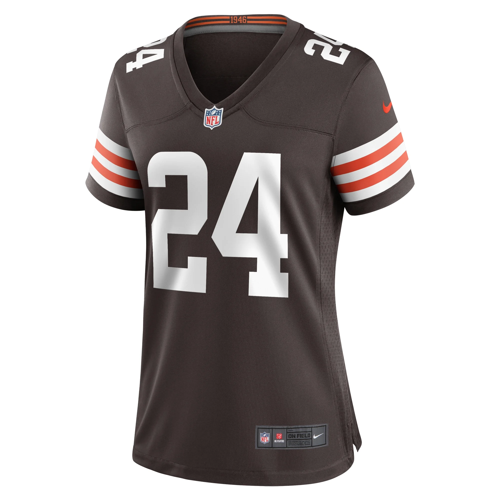 Women's Nike Nick Chubb Brown Cleveland Browns Team Game Jersey