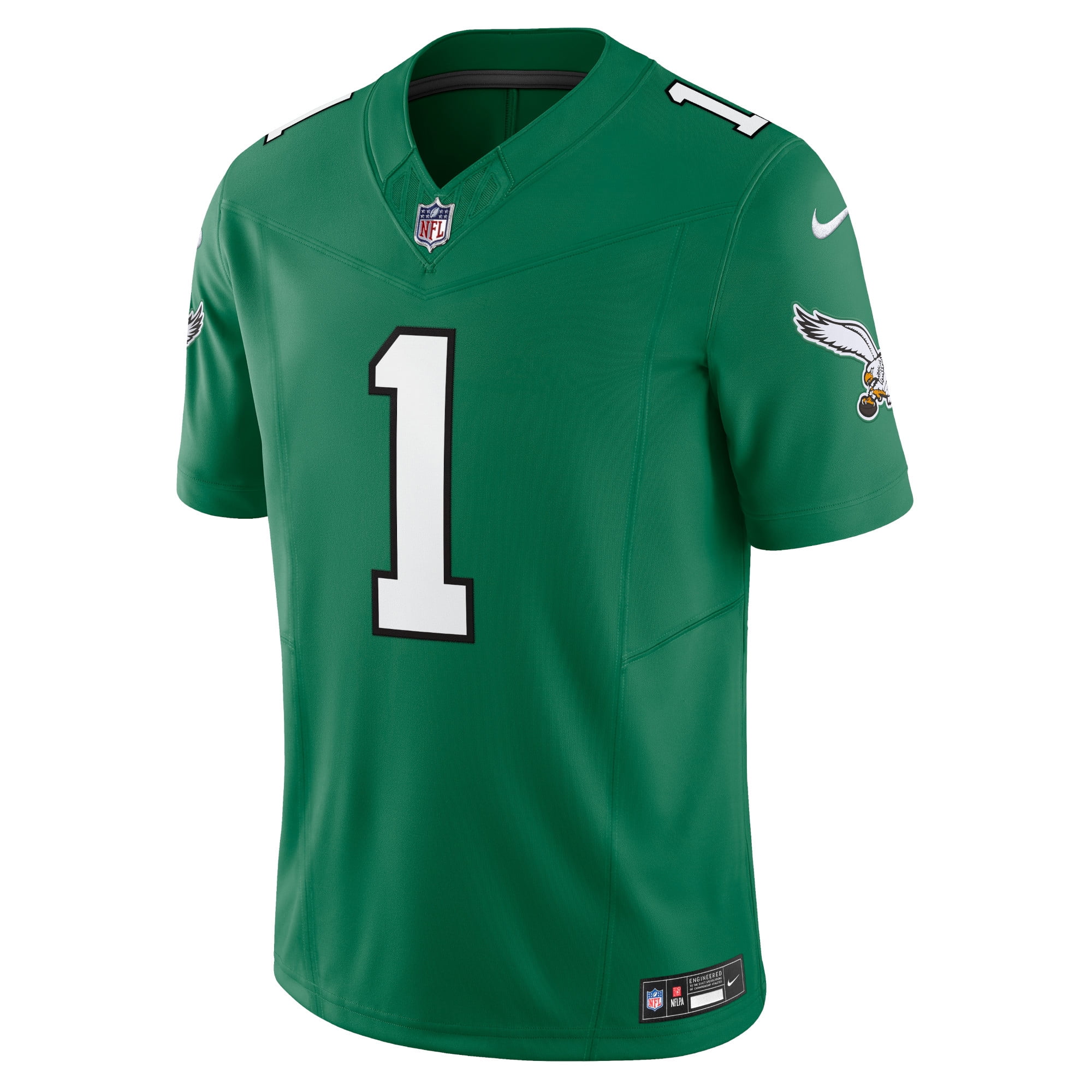 Men's Nike Jalen Hurts Kelly Green Philadelphia Eagles Vapor F.U.S.E. Limited Jersey