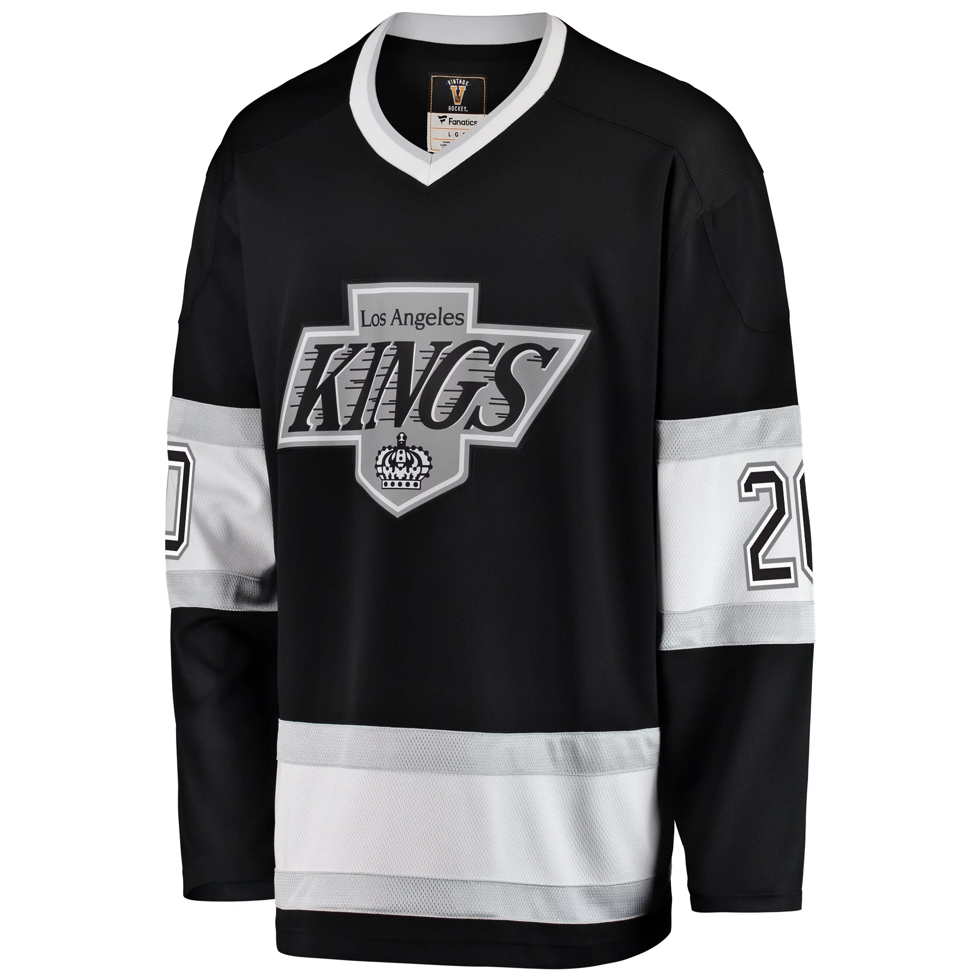 Men's Fanatics Luc Robitaille Black Los Angeles Kings Premier Breakaway Retired Player Jersey