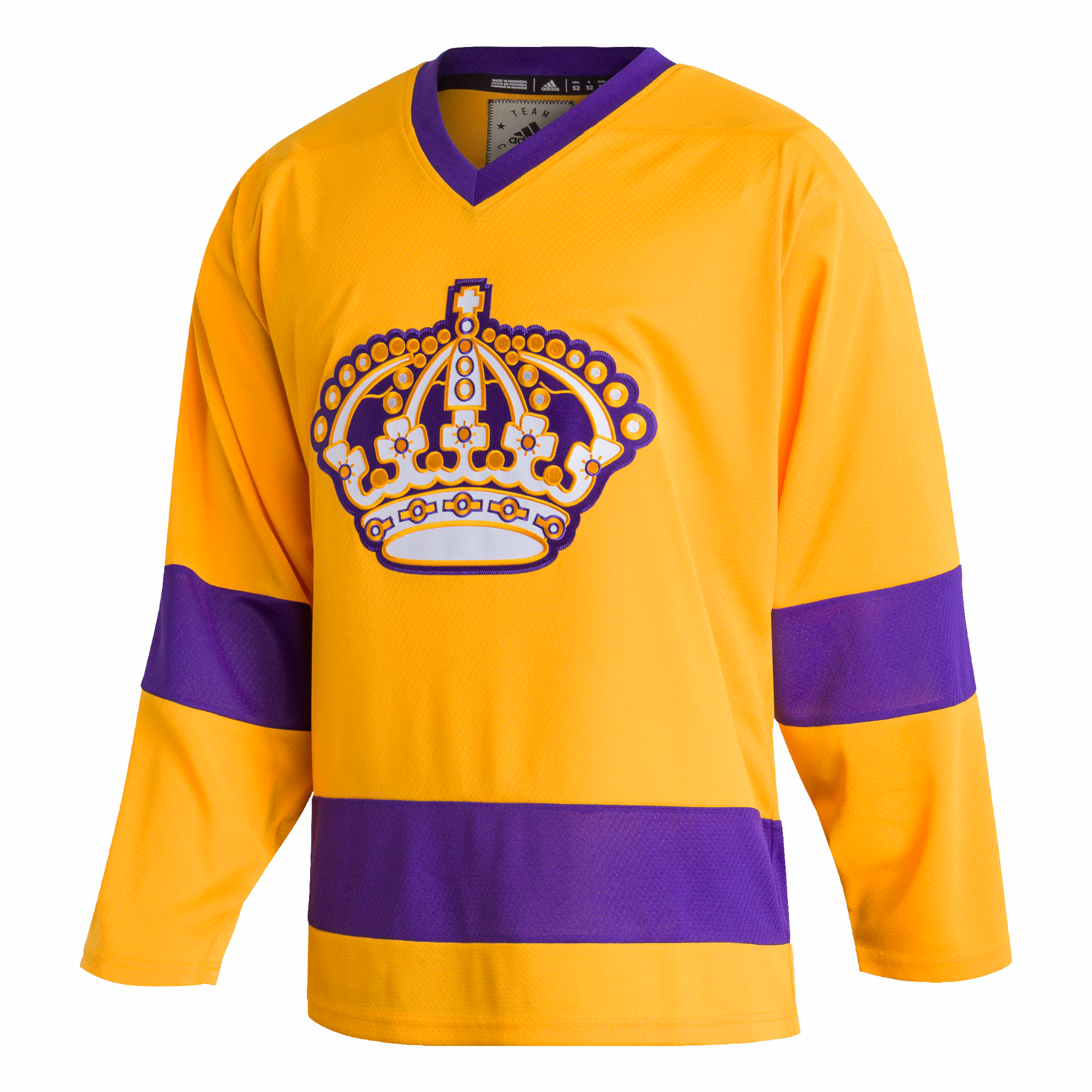 Los Angeles Kings adidas Team Classics Authentic Blank Jersey - Gold
