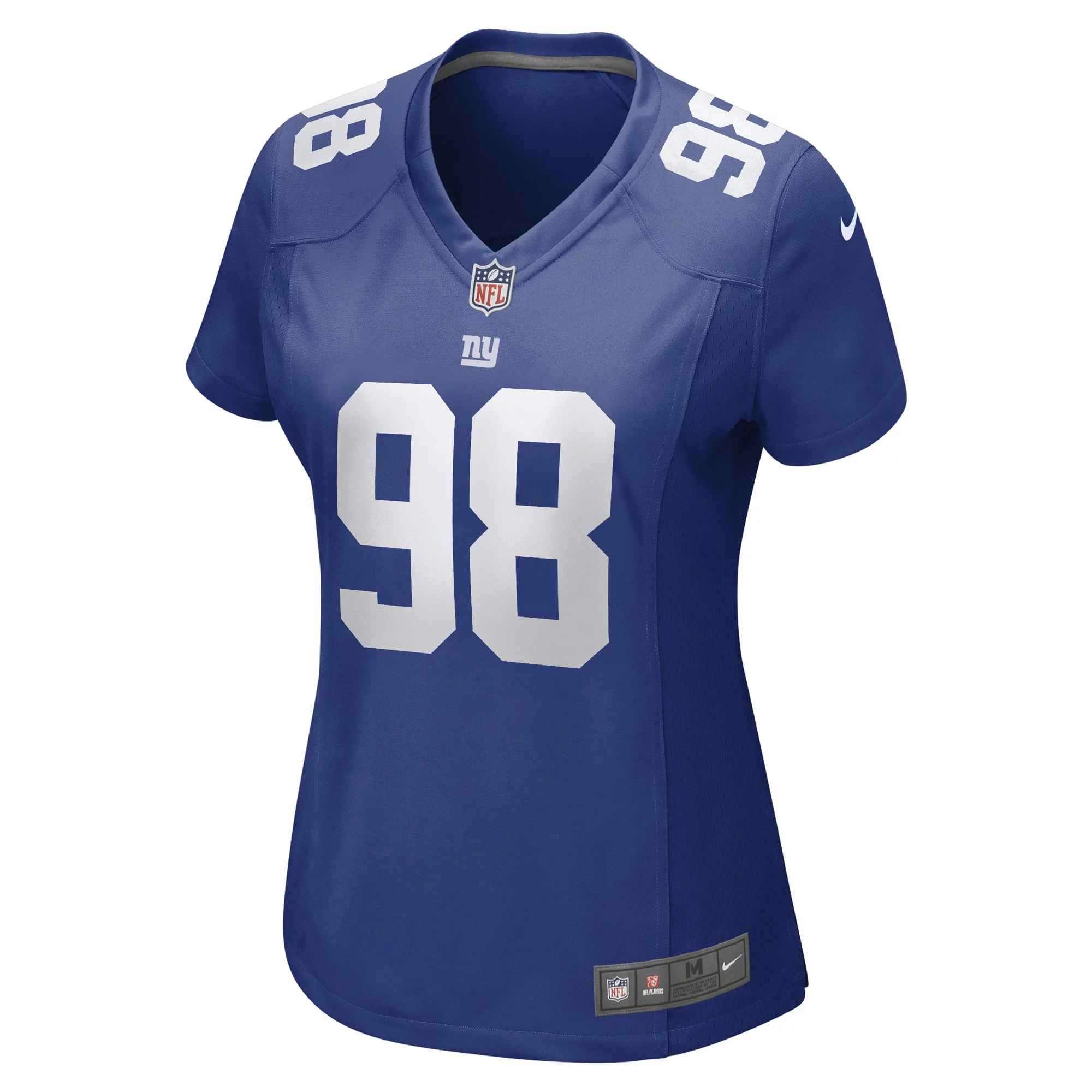 Women's Nike D.J. Davidson Royal New York Giants Game Player Jersey