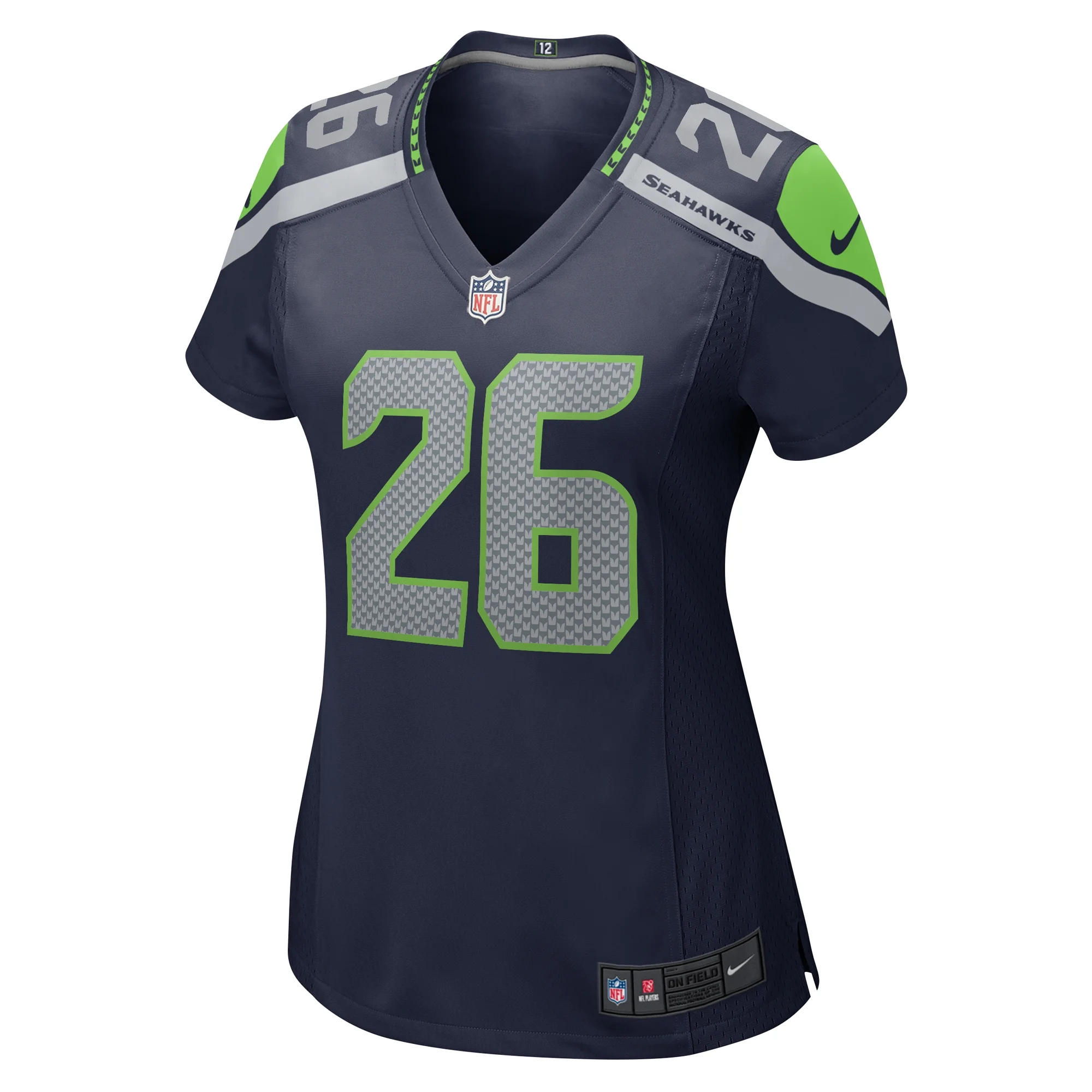 Women's Nike Zach Charbonnet College Navy Seattle Seahawks Game Jersey
