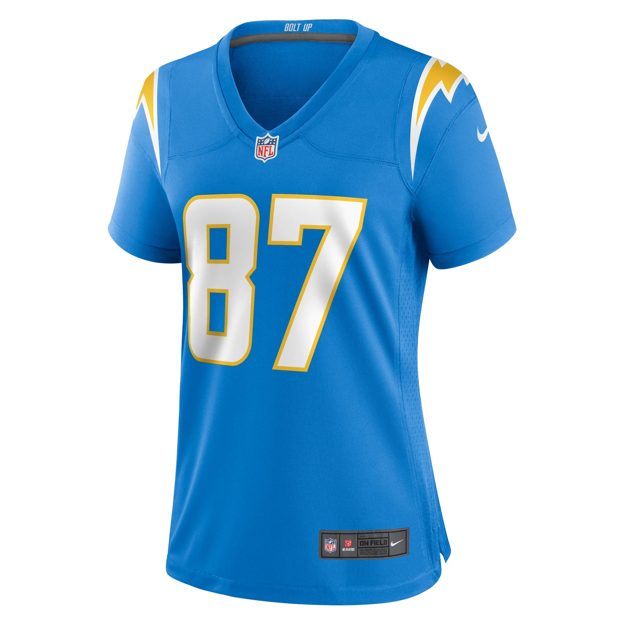 Women's Nike Simi Fehoko Powder Blue Los Angeles Chargers Game Jersey