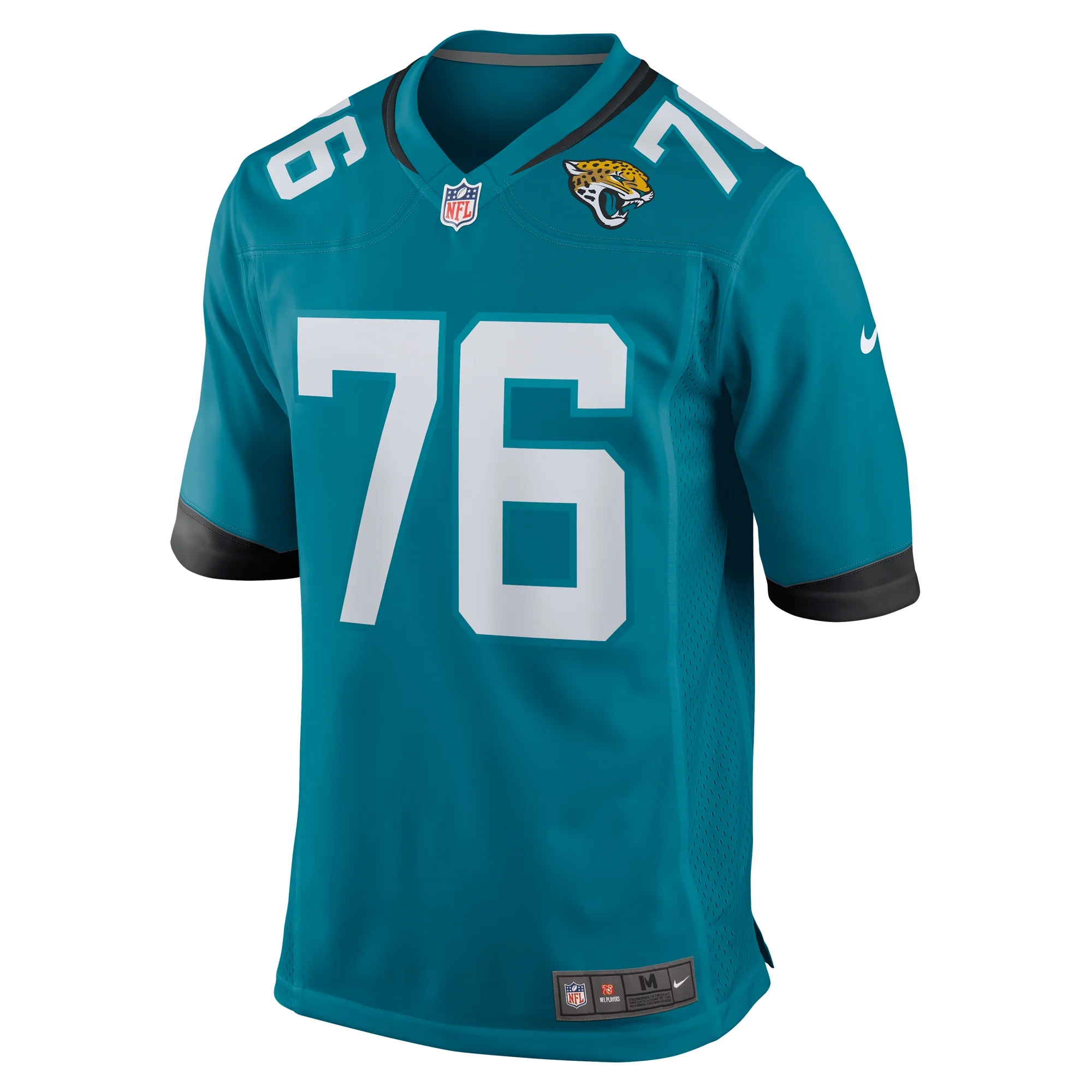 Men's Nike Ezra Cleveland Teal Jacksonville Jaguars Game Jersey