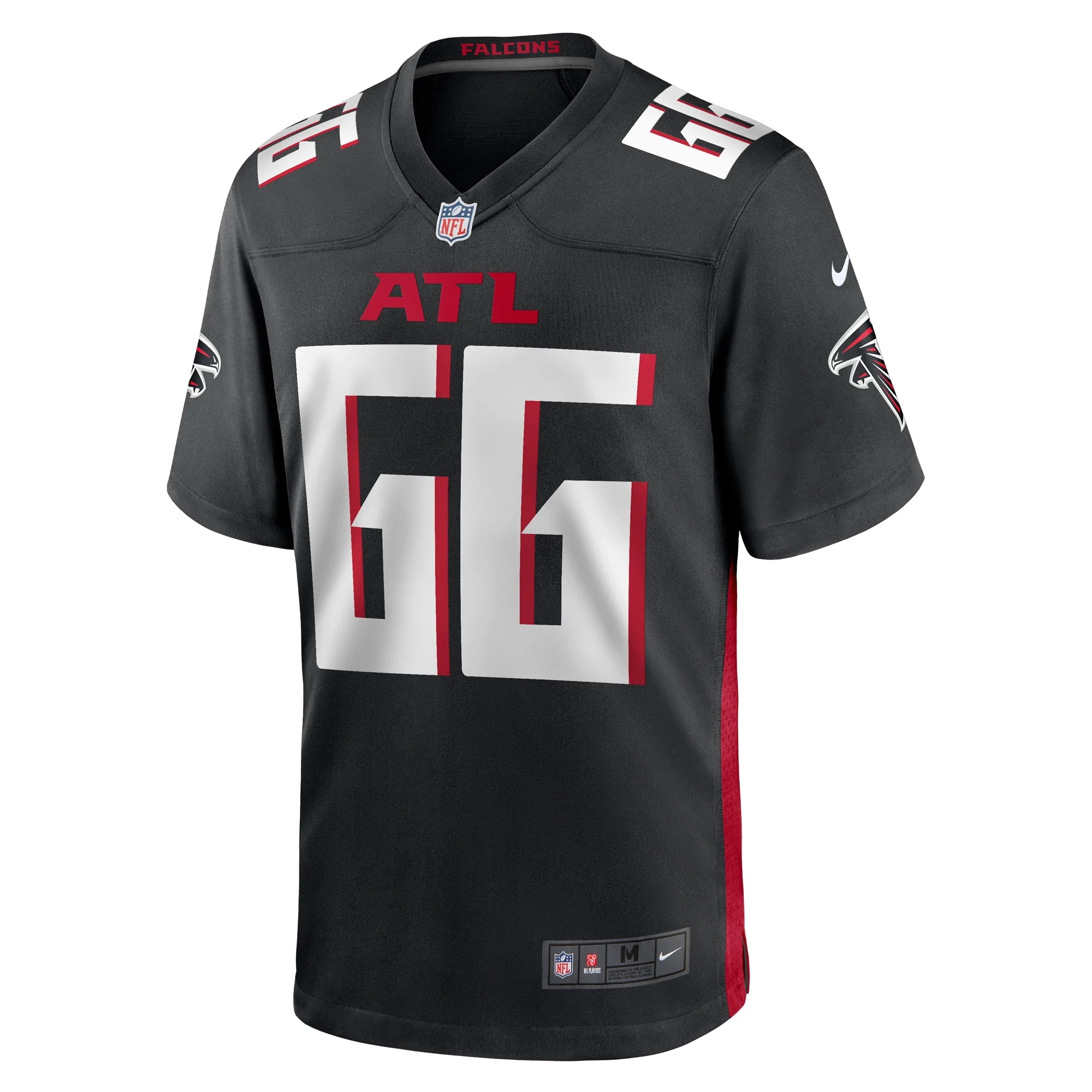 Men's Nike Joshua Miles Black Atlanta Falcons Game Jersey