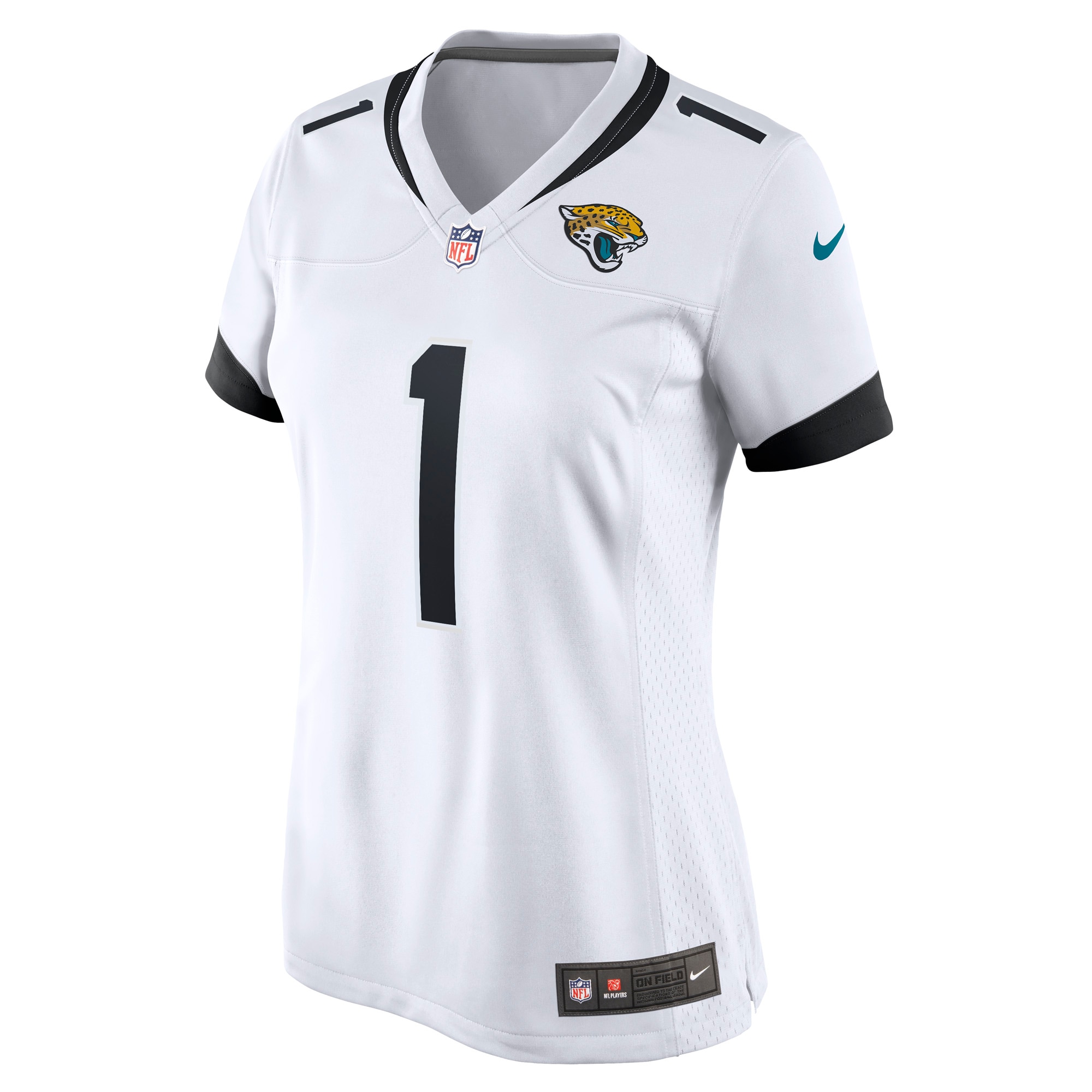Women's Nike Travis Etienne Jr. White Jacksonville Jaguars Game Player Jersey