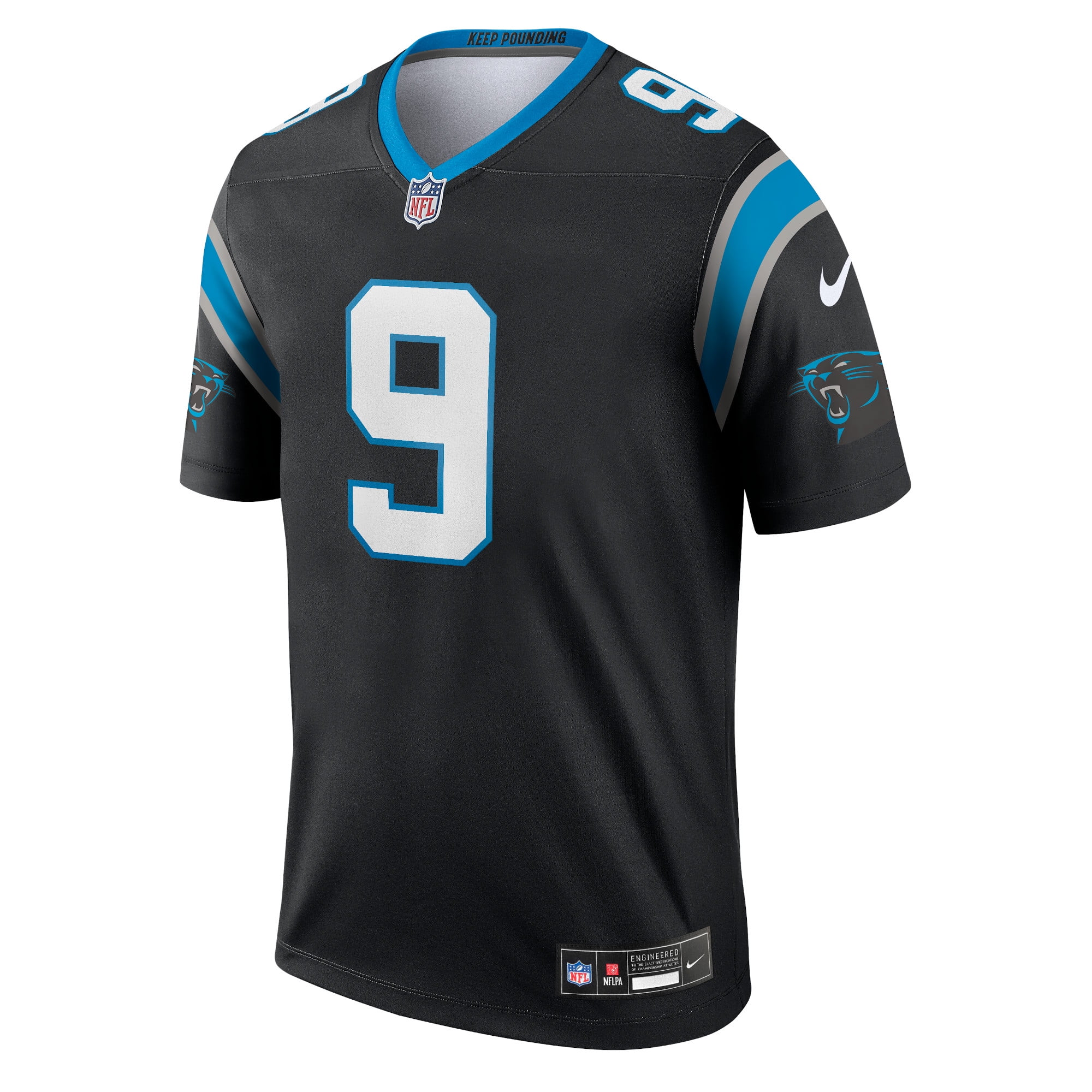 Men's Nike Bryce Young Black Carolina Panthers Legend Jersey