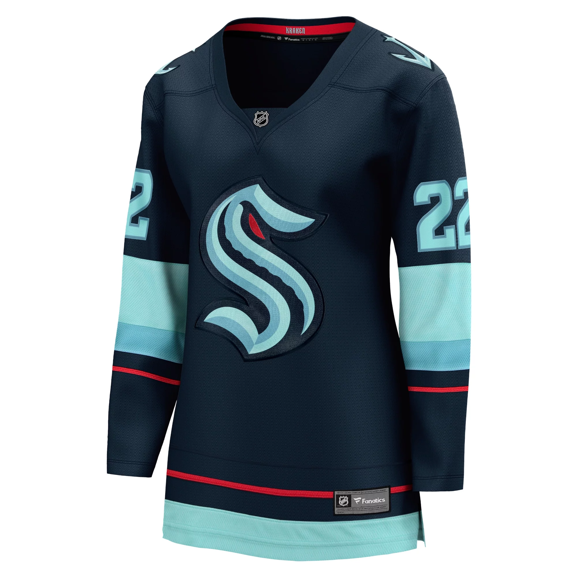 Women's Fanatics Oliver Bjorkstrand Deep Sea Blue Seattle Kraken Home Breakaway Player Jersey