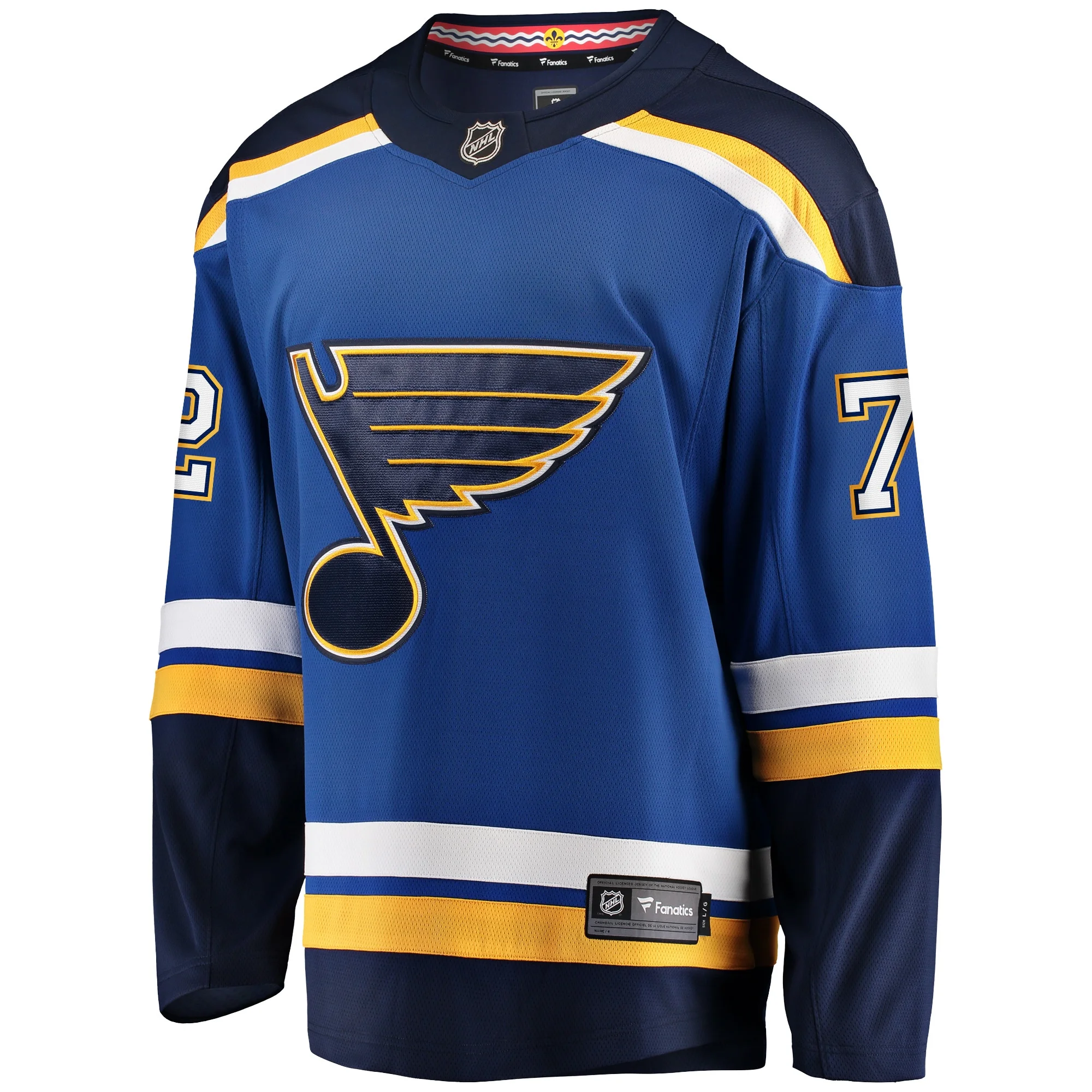 Men's Fanatics Branded Justin Faulk Blue St. Louis Blues Home Breakaway Player Jersey