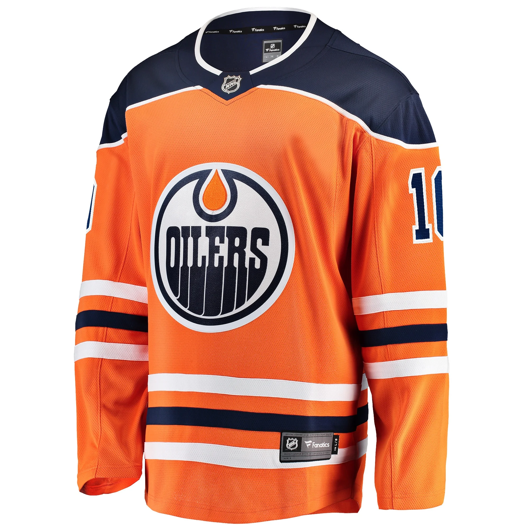 Men's Fanatics Derek Ryan Orange Edmonton Oilers Home Breakaway Player Jersey