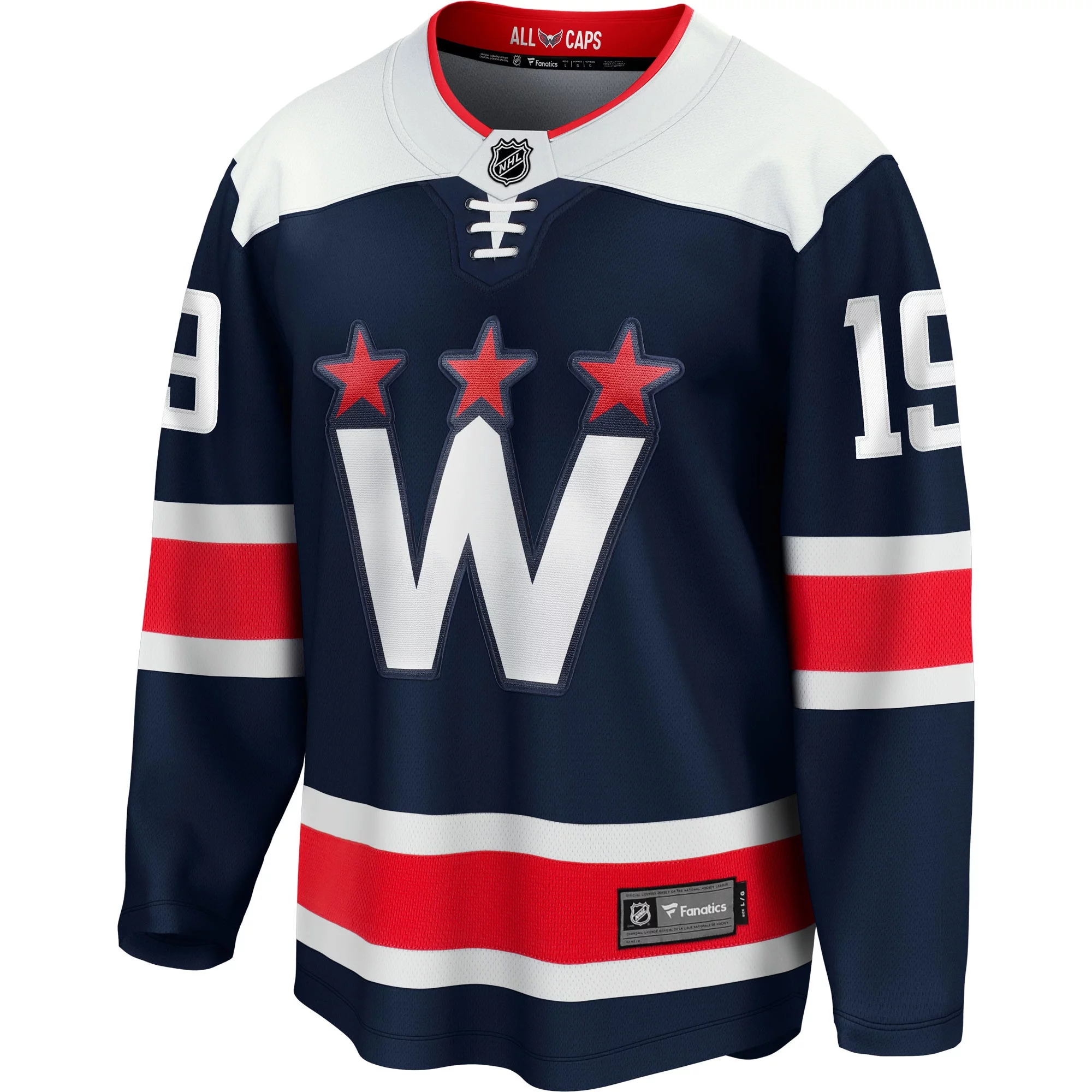Men's Fanatics Nicklas Backstrom Navy Washington Capitals Alternate Premier Breakaway Player Jersey
