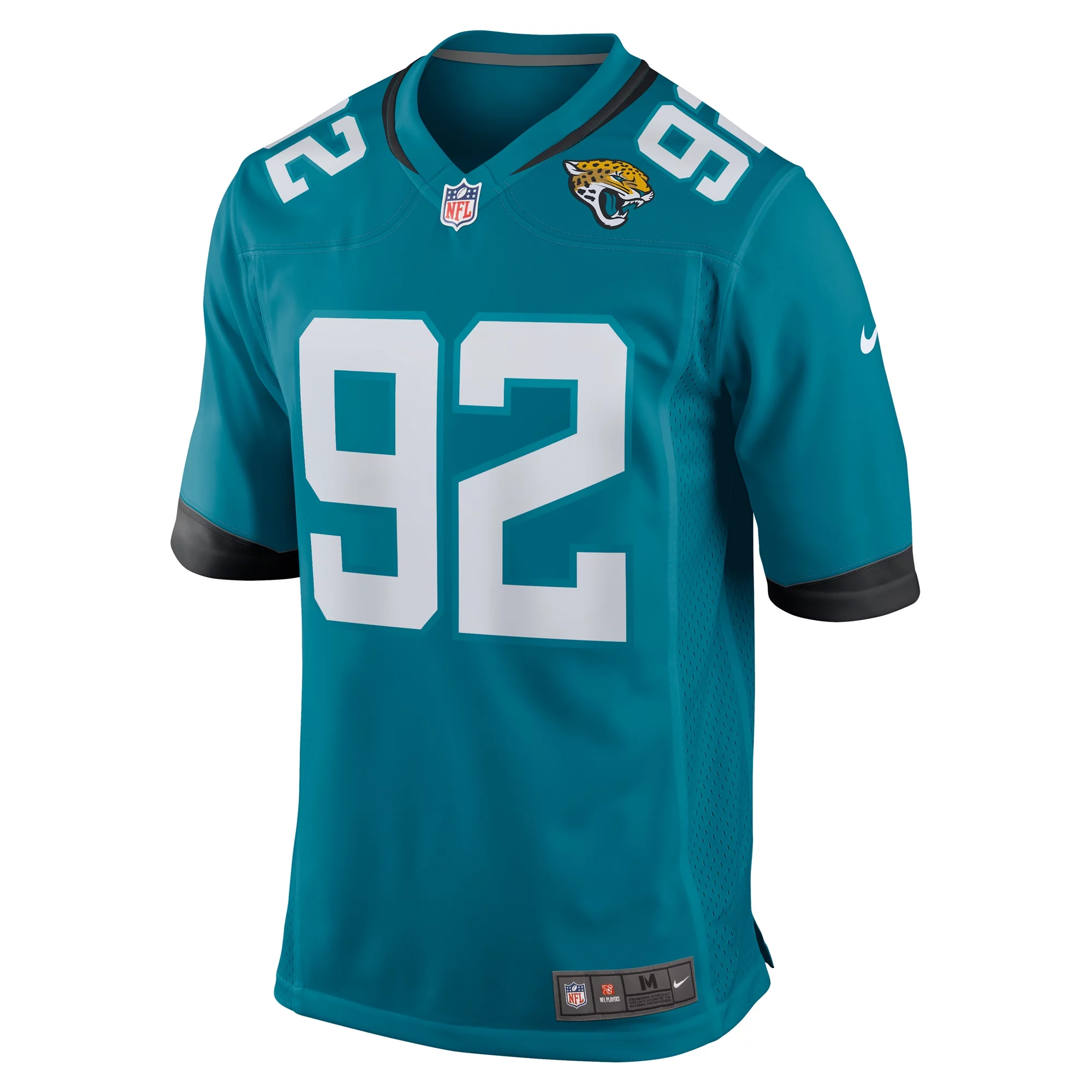 Men's Nike Esezi Otomewo Teal Jacksonville Jaguars Team Game Jersey