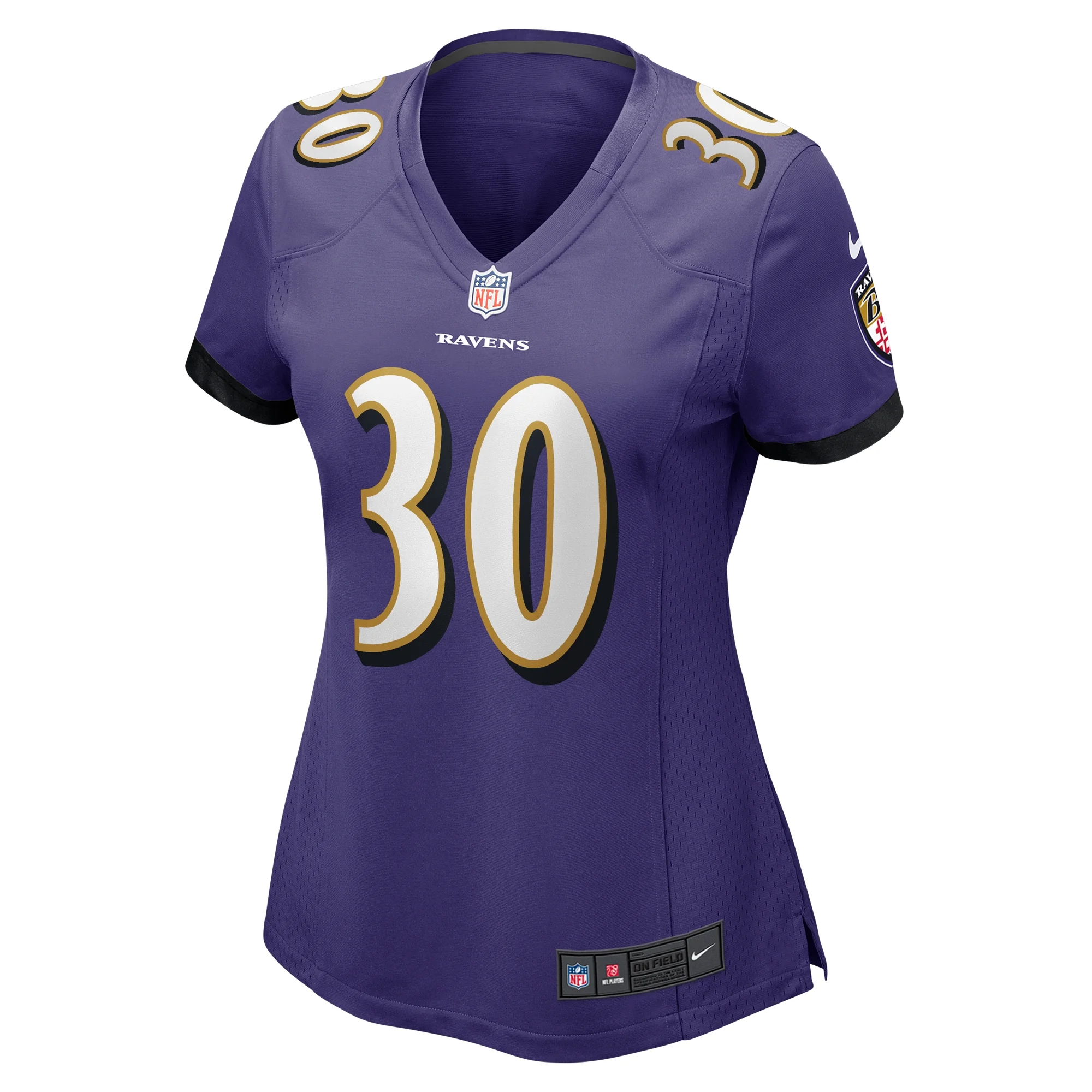 Women's Nike Trenton Simpson Purple Baltimore Ravens Game Jersey
