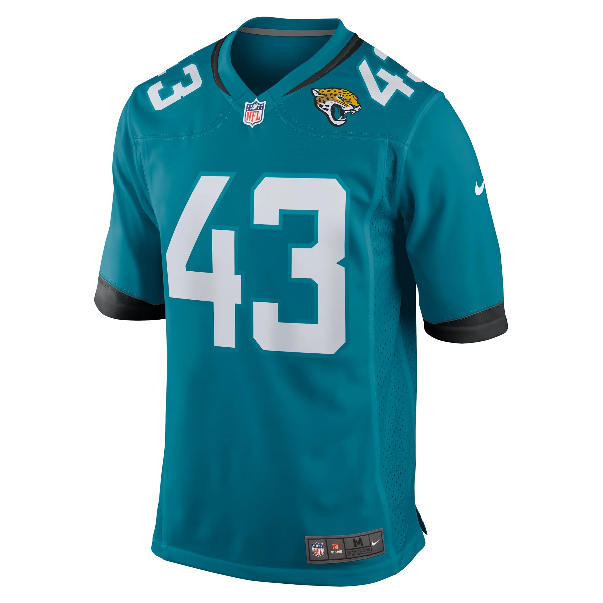 Men's Nike Derek Parish Teal Jacksonville Jaguars Game Jersey