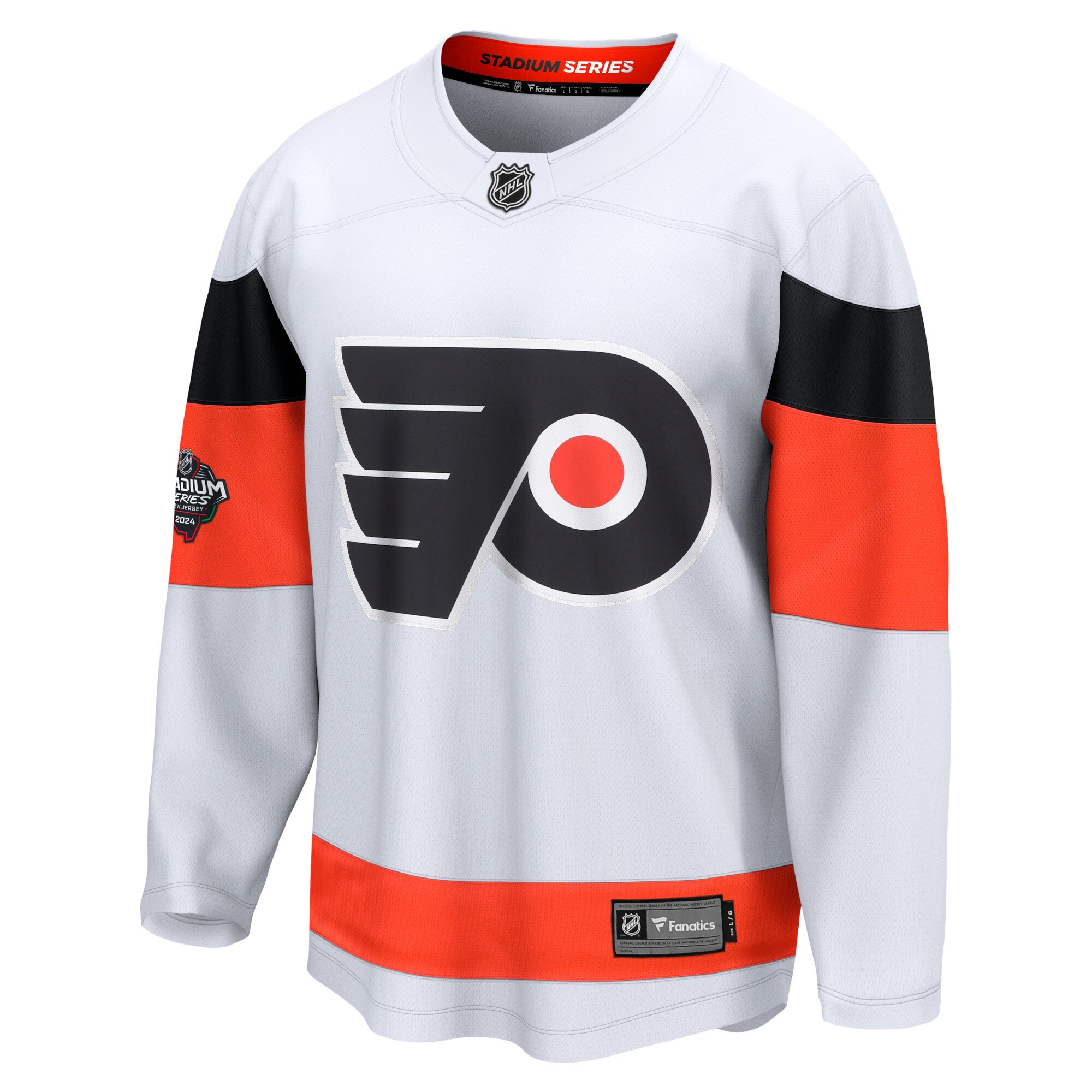 Philadelphia Flyers Fanatics 2024 NHL Stadium Series Breakaway Jersey – White