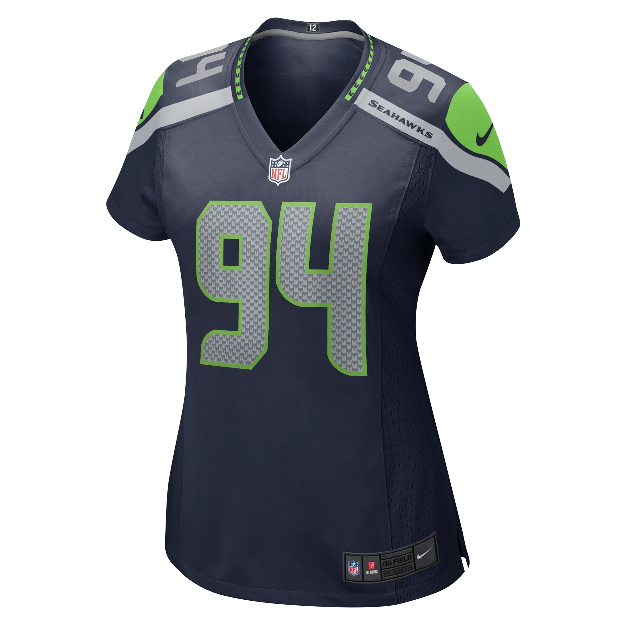 Women's Nike Mike Morris College Navy Seattle Seahawks Game Jersey