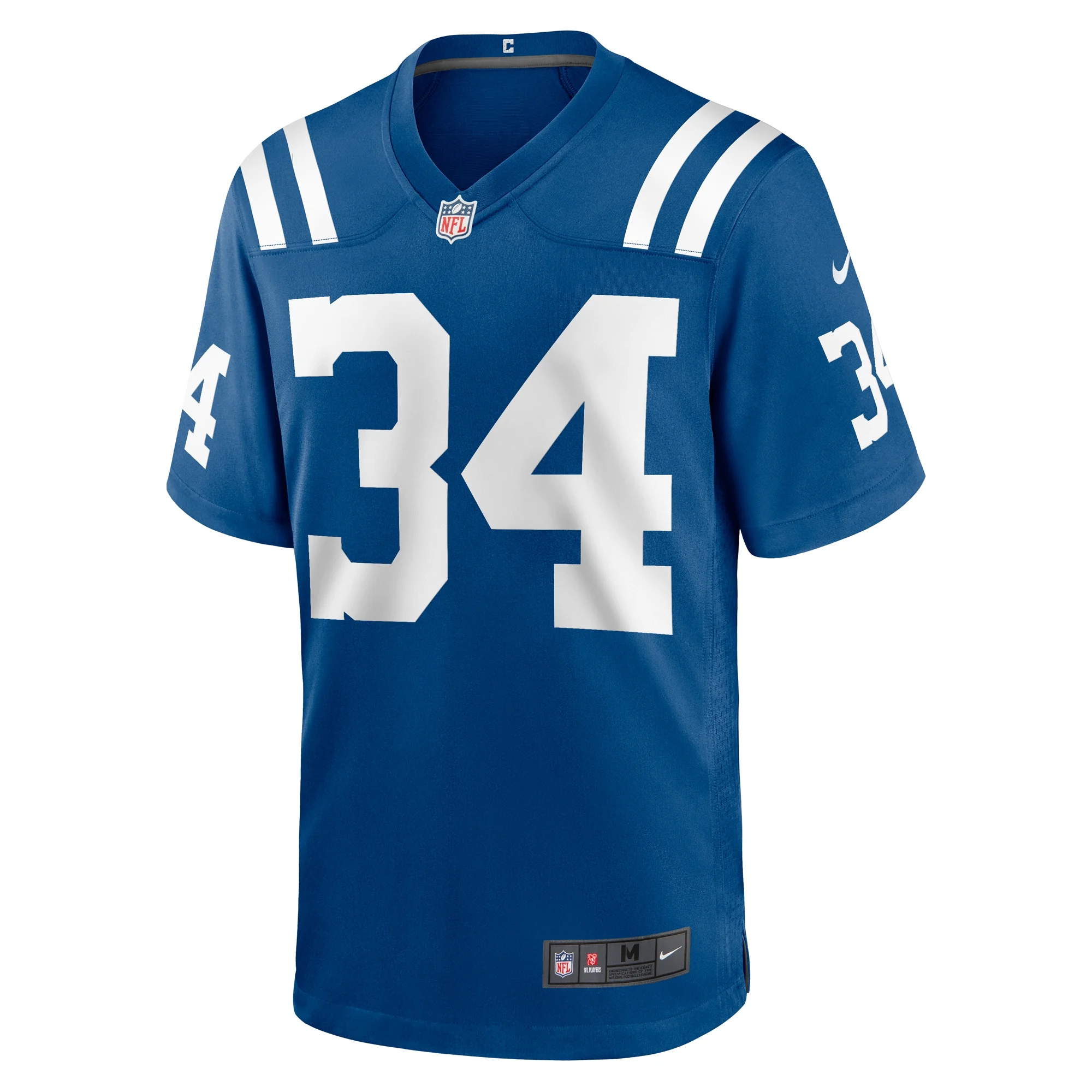 Men's Nike Jake Funk Royal Indianapolis Colts Team Game Jersey