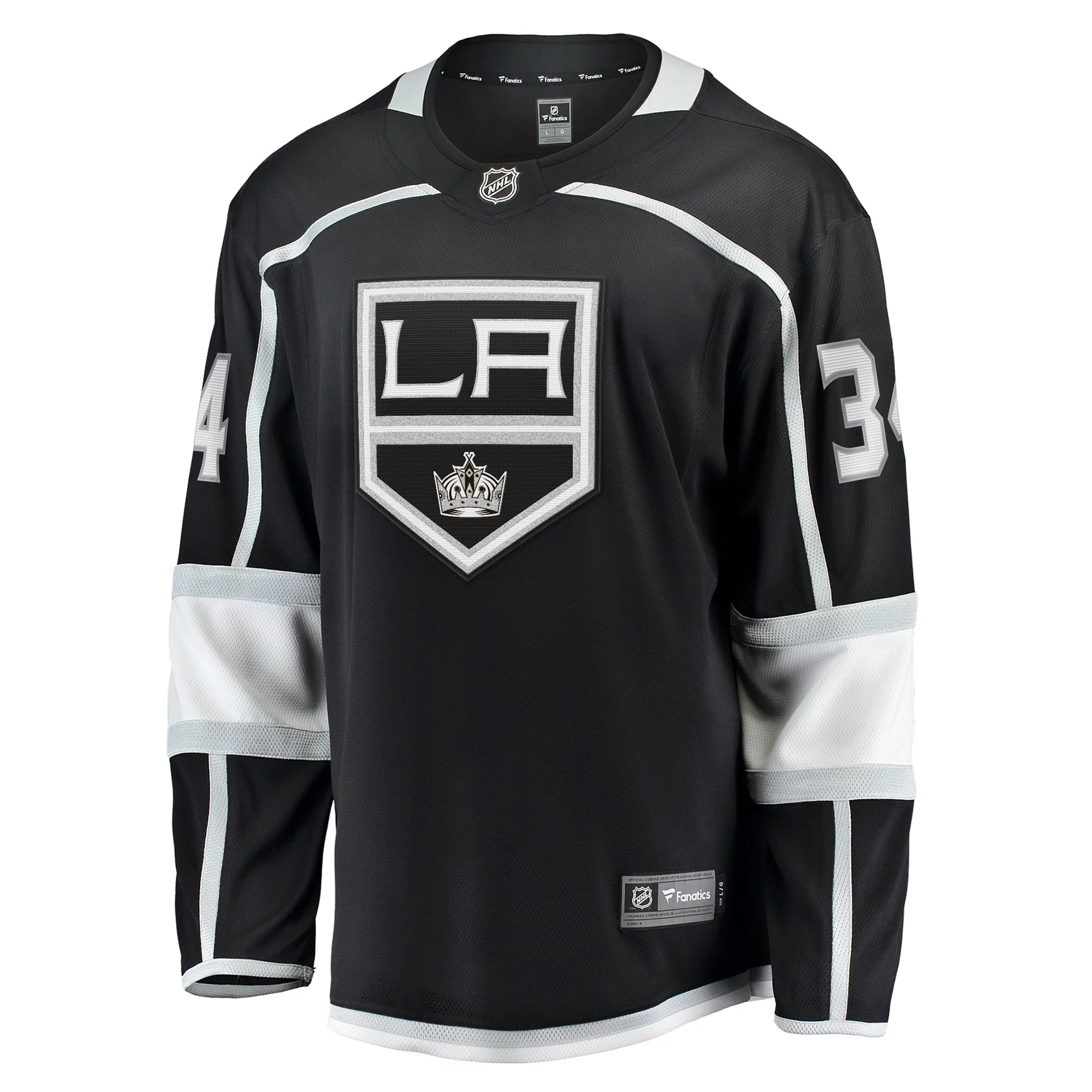 Men's Fanatics Arthur Kaliyev Black Los Angeles Kings Home Breakaway Player Jersey