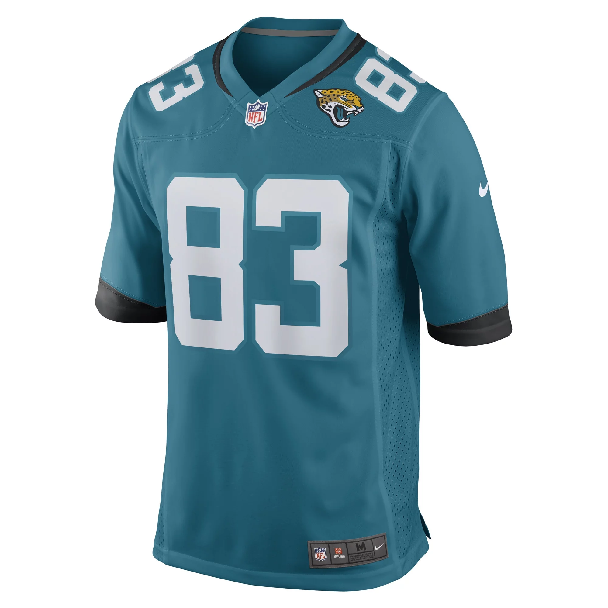 Men's Nike Jaylon Moore Teal Jacksonville Jaguars Game Player Jersey