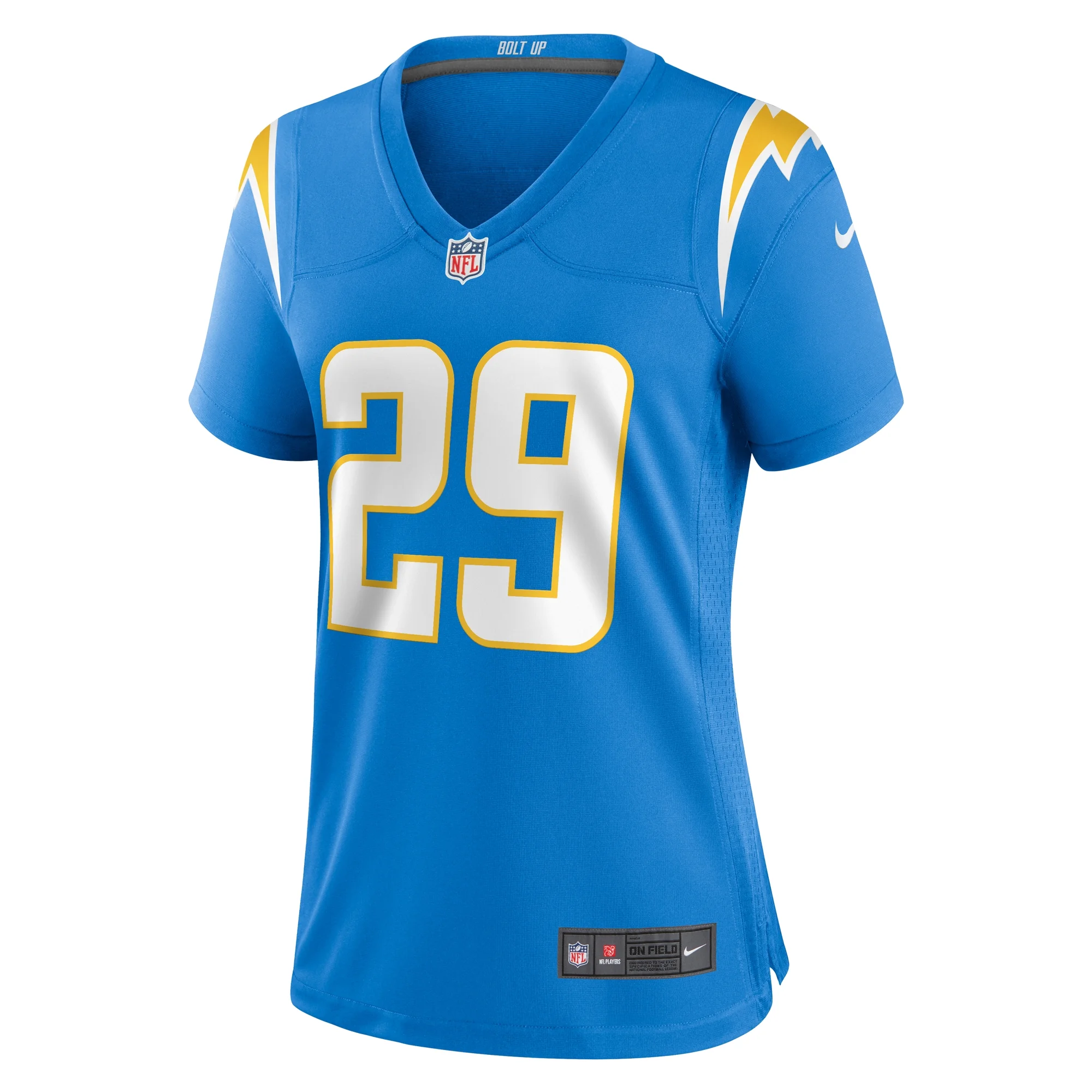 Women's Nike Chris Wilcox Powder Blue Los Angeles Chargers Team Game Jersey
