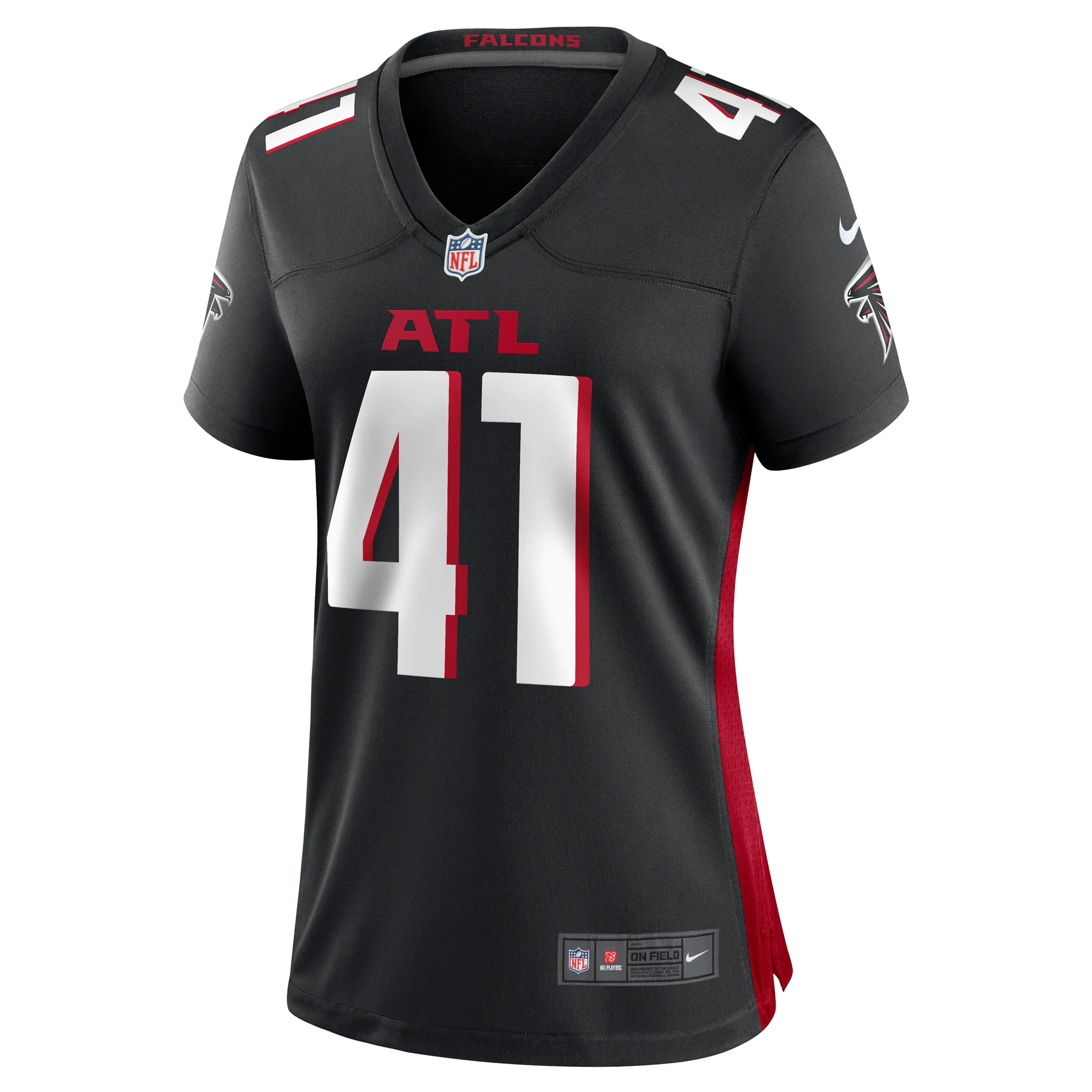 Women's Nike Lukas Denis Black Atlanta Falcons Game Jersey