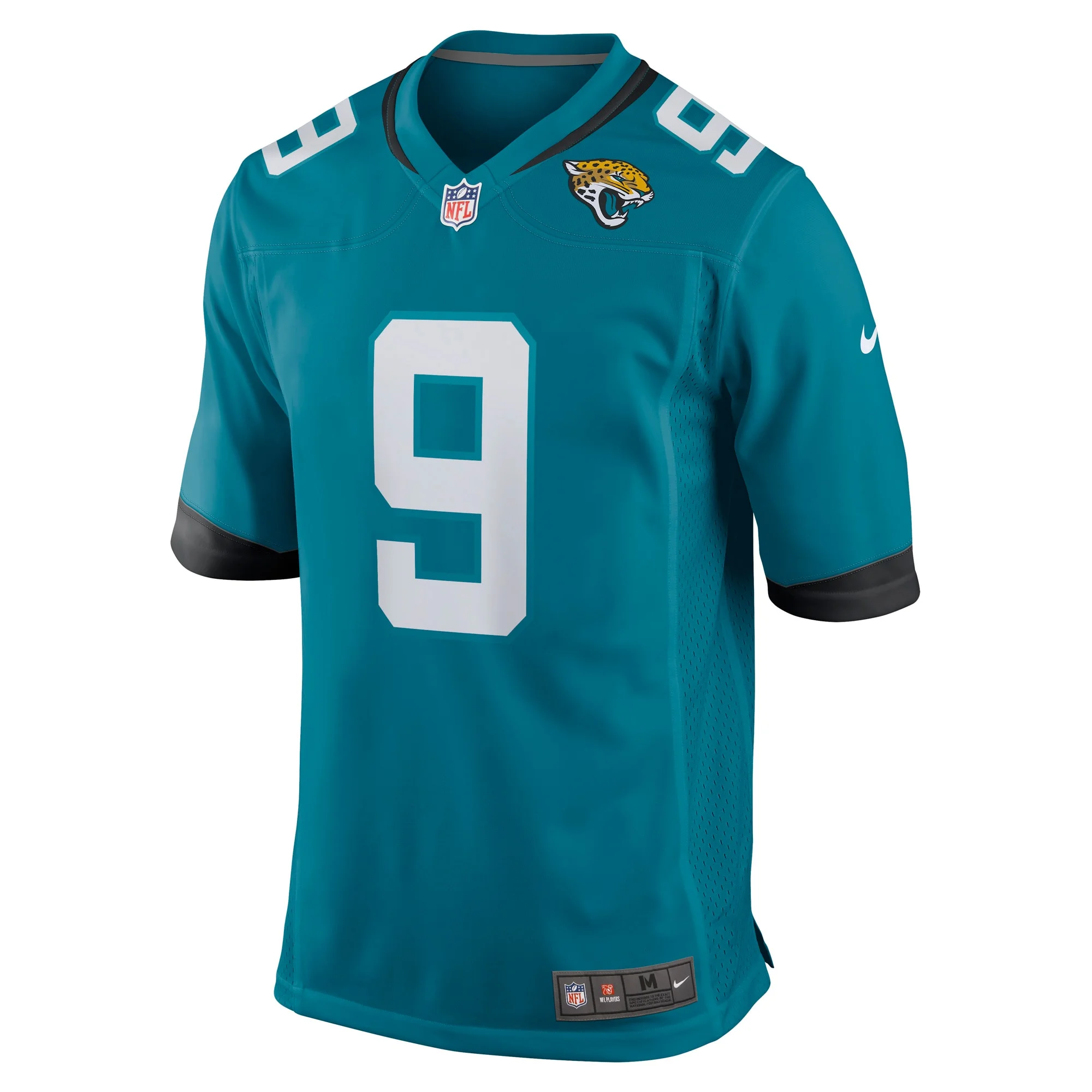 Men's Nike Logan Cooke Teal Jacksonville Jaguars Game Jersey
