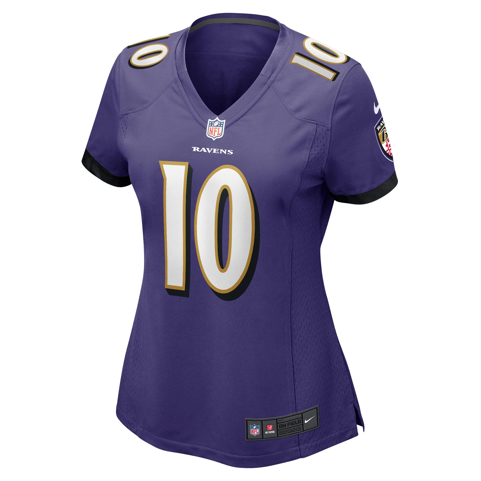 Women's Nike Arthur Maulet Purple Baltimore Ravens Game Jersey