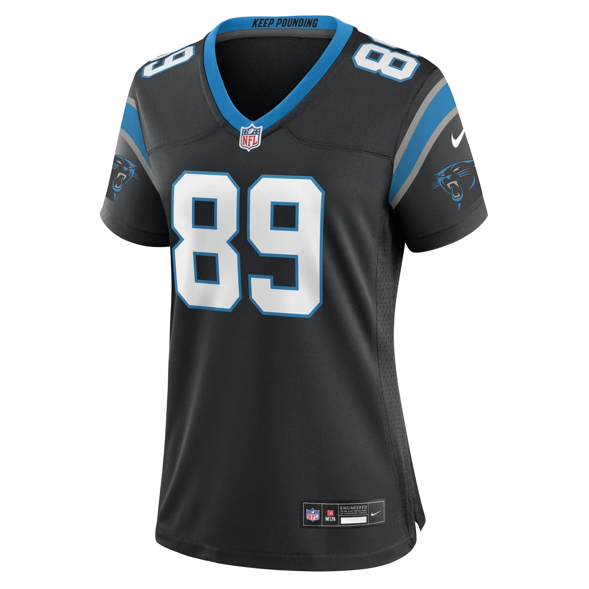 Women's Nike Steve Smith Sr. Black Carolina Panthers Retired Player Game Jersey