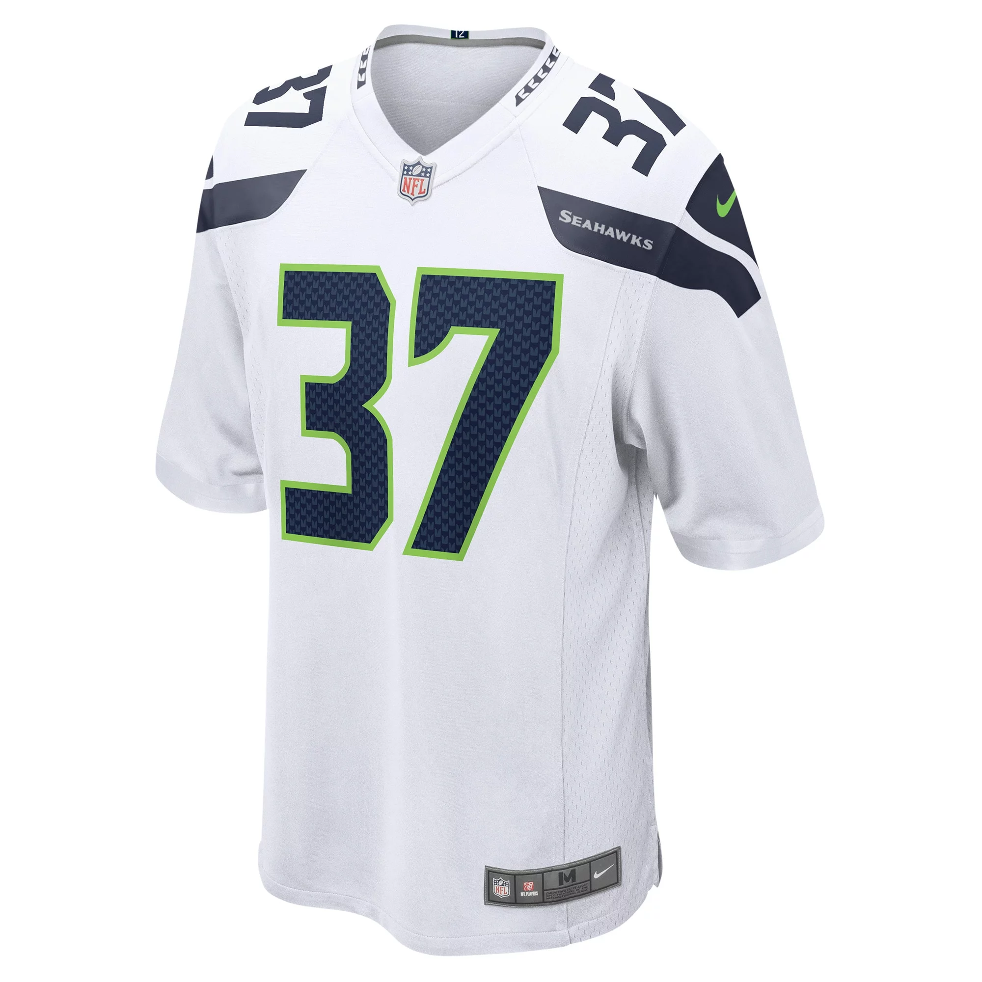 Men's Nike Shaun Alexander White Seattle Seahawks Retired Player Game Jersey