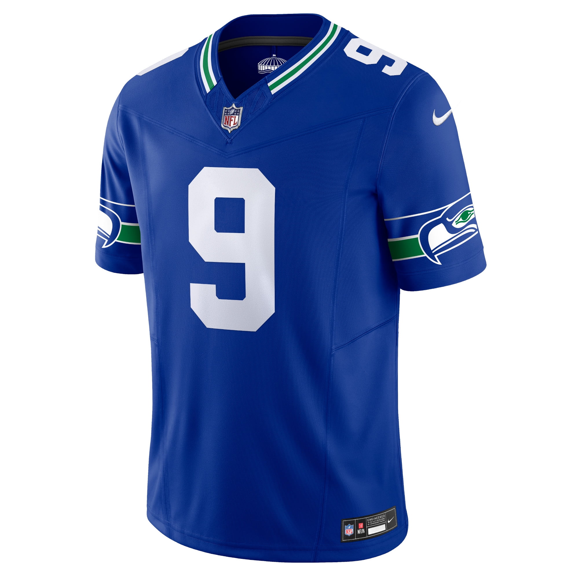 Men's Nike Kenneth Walker III Royal Seattle Seahawks Vapor F.U.S.E. Limited Jersey