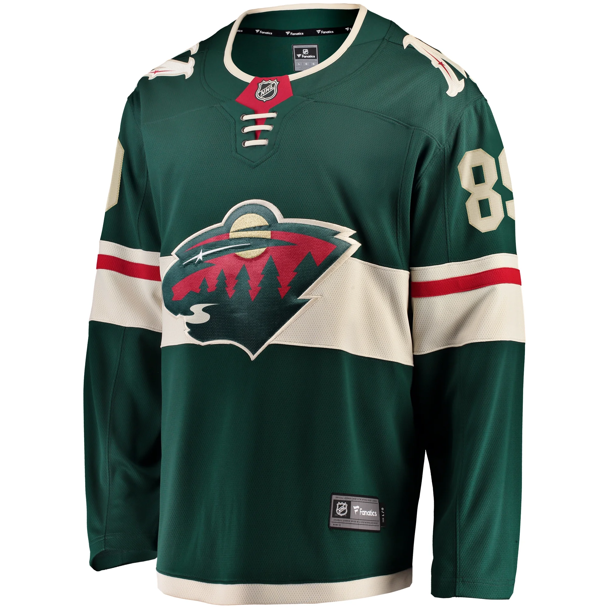 Men's Fanatics Frederick Gaudreau Green Minnesota Wild Home Breakaway Player Jersey