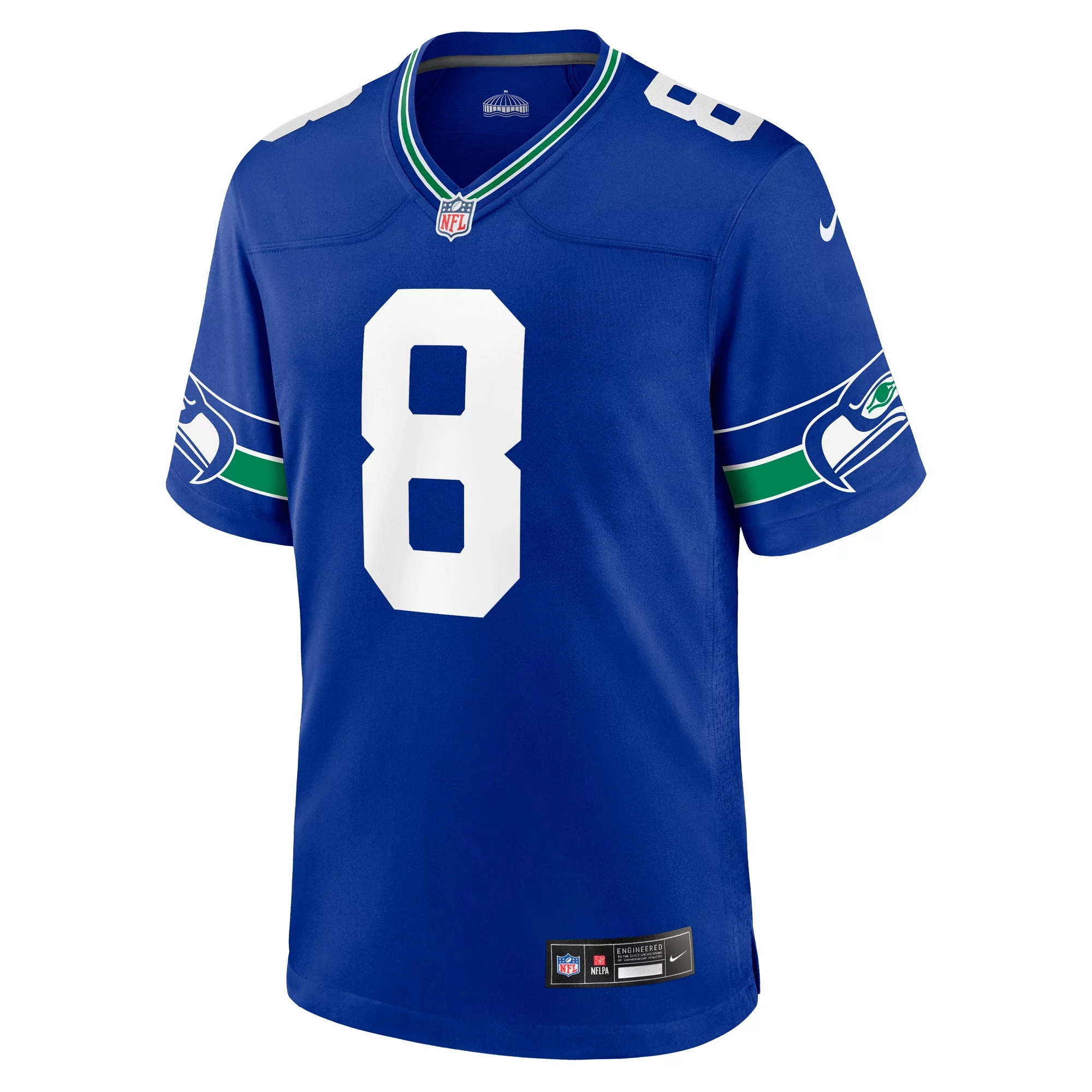Men's Nike Coby Bryant Royal Seattle Seahawks Throwback Player Game Jersey