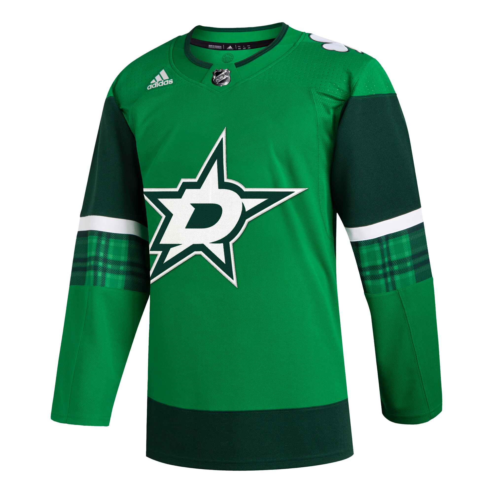 Dallas Stars adidas 2023 St. Patrick's Day Primegreen Authentic Jersey - Kelly Green