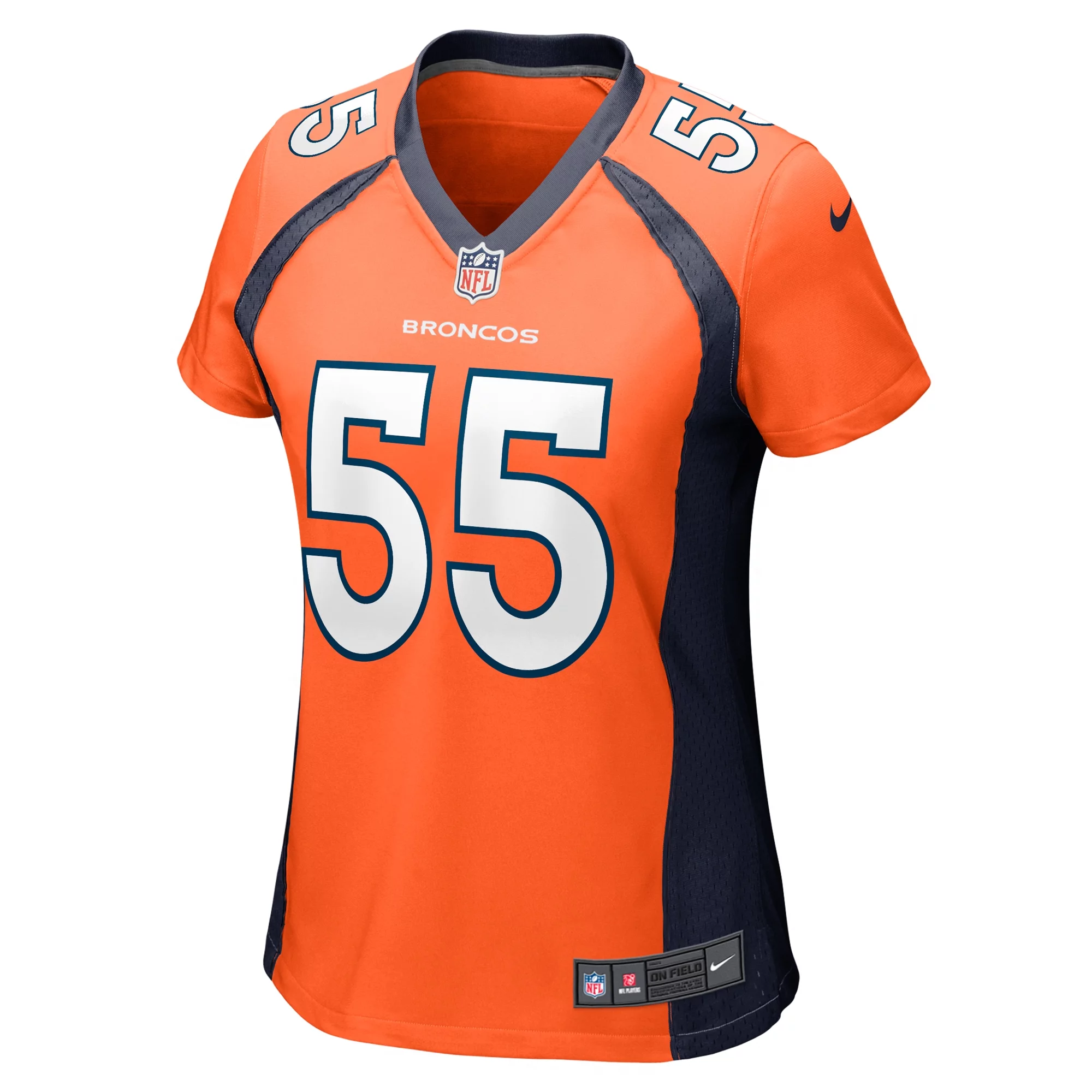 Women's Nike Frank Clark Orange Denver Broncos Team Game Jersey