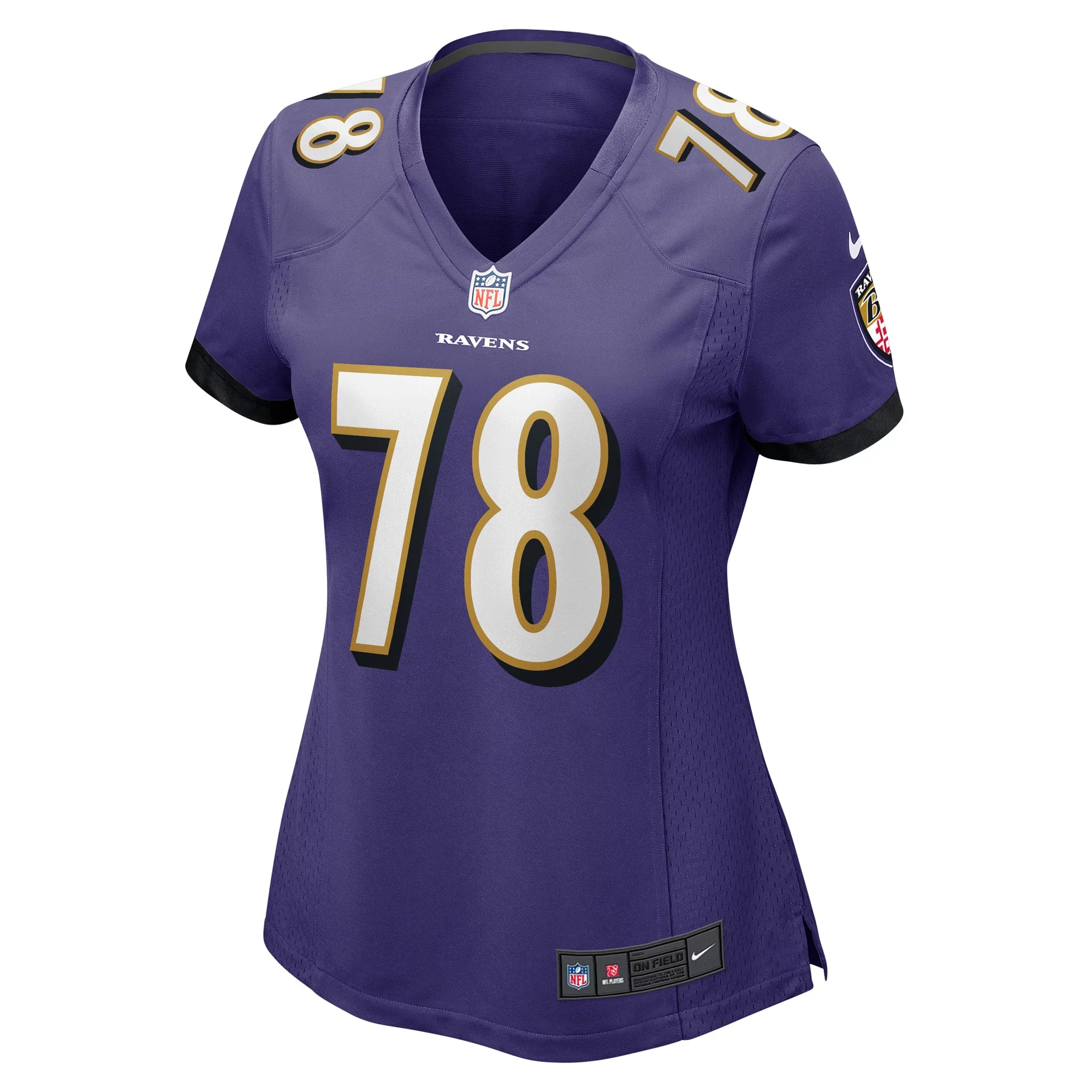Women's Nike Morgan Moses Purple Baltimore Ravens Game Player Jersey