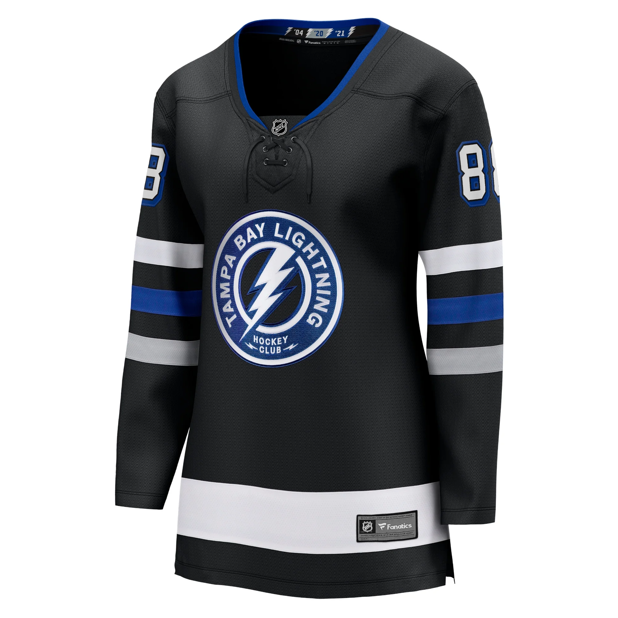 Women's Fanatics Branded Andrei Vasilevskiy Black Tampa Bay Lightning Alternate Premier Breakaway Player Jersey
