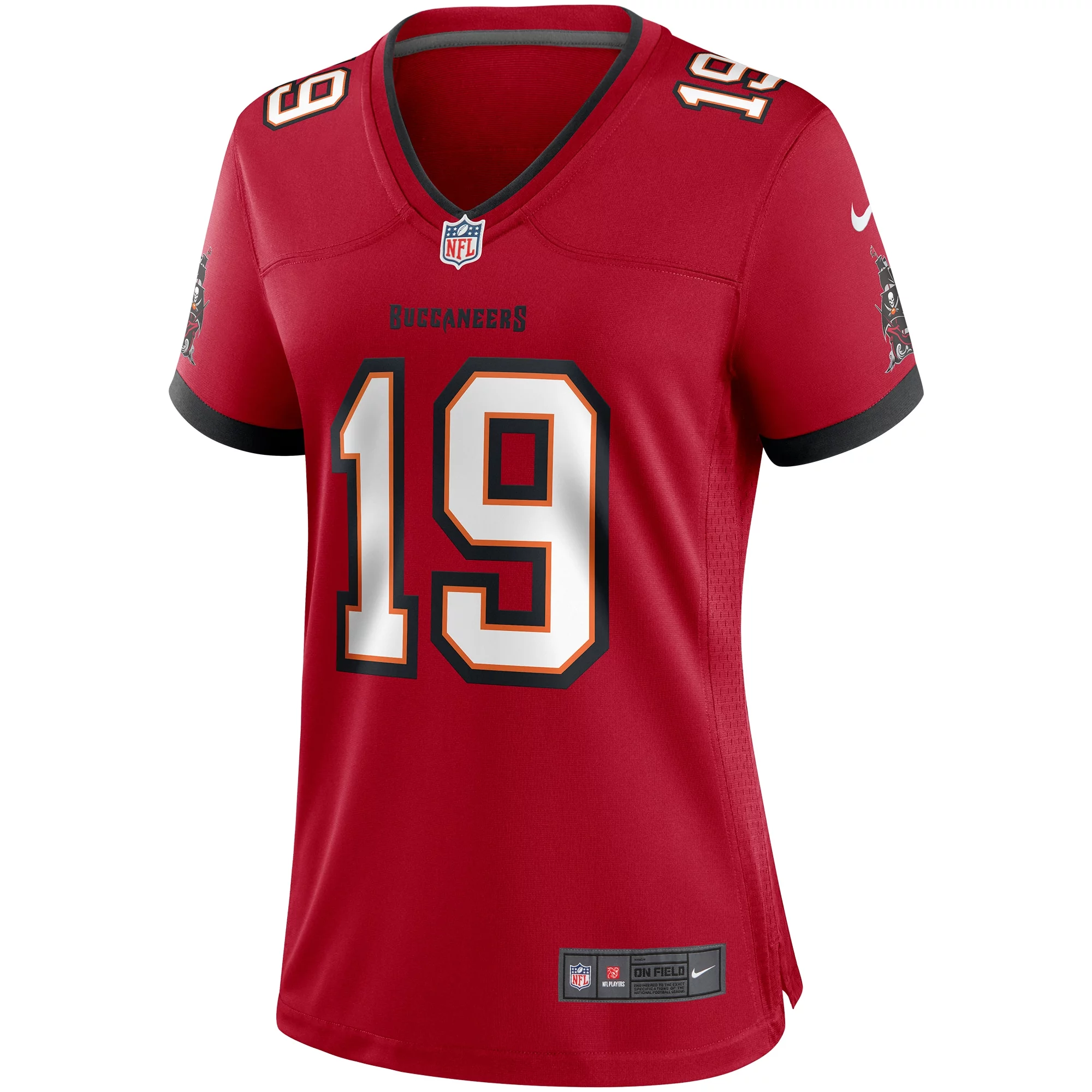Women's Nike Keyshawn Johnson Red Tampa Bay Buccaneers Game Retired Player Jersey