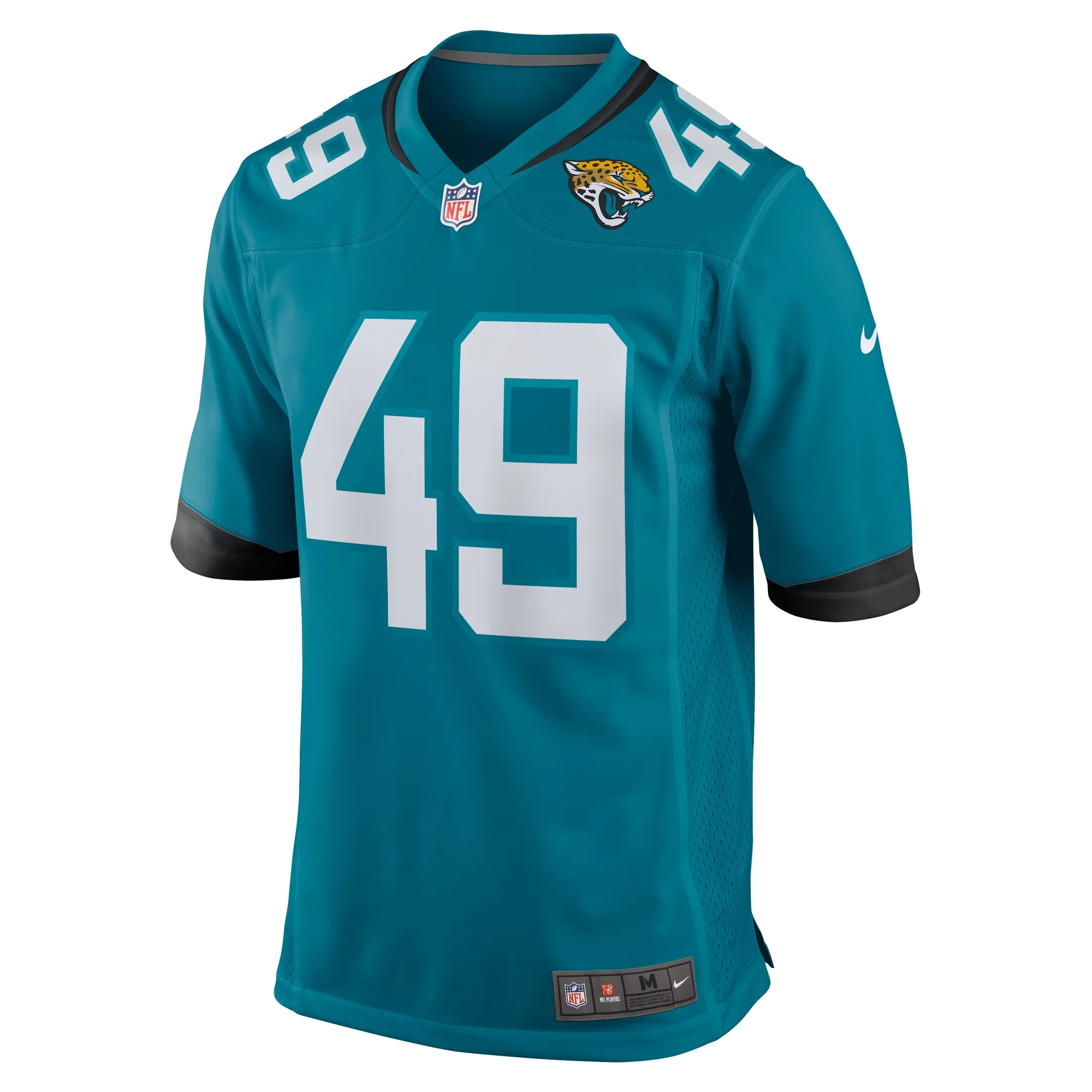 Men's Nike Leonard Taylor Teal Jacksonville Jaguars Game Jersey