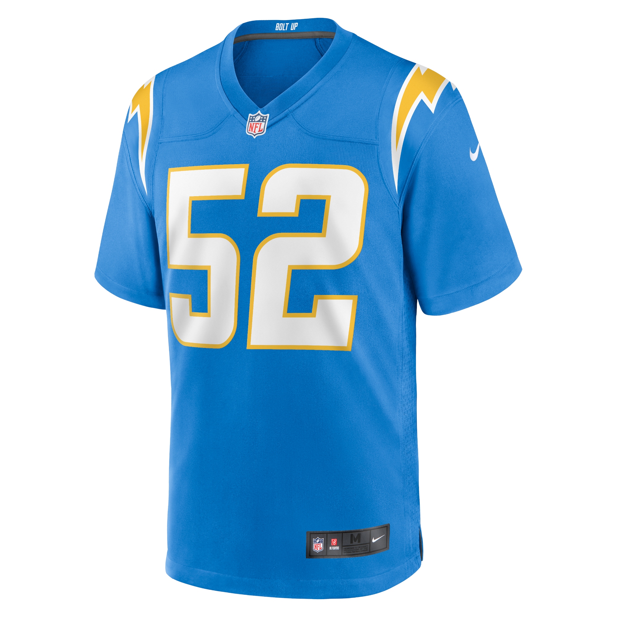 Men's Nike Khalil Mack Powder Blue Los Angeles Chargers Game Jersey