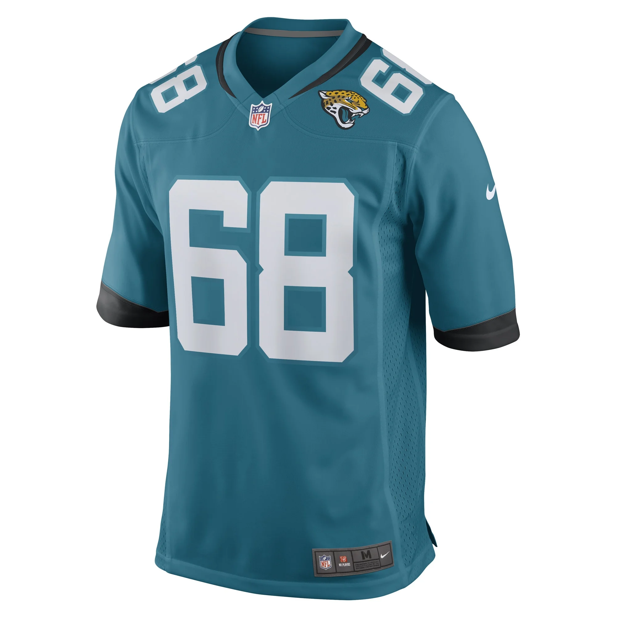 Men's Nike Brandon Scherff Teal Jacksonville Jaguars Game Player Jersey